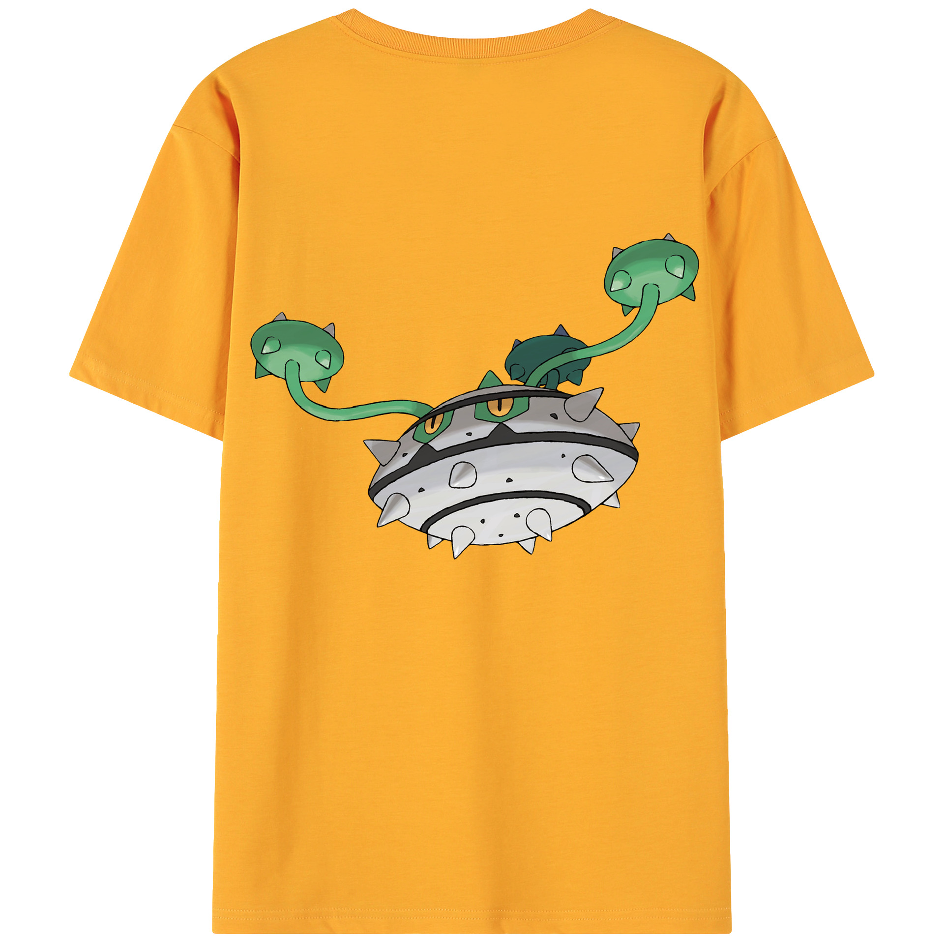 （画像用） ポケットモンスター Pokémon 綿100％ メンズ半袖Tシャツ（バックプリント） 通気性