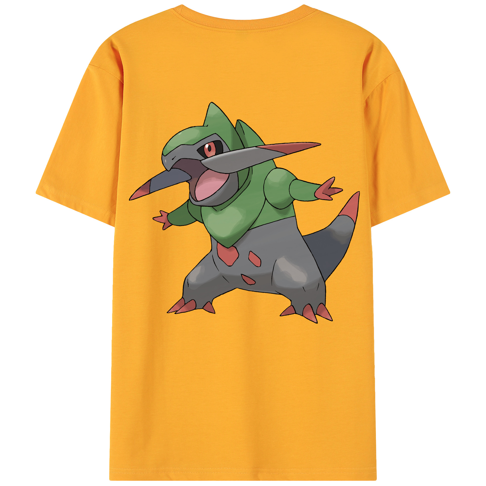 （画像用） ポケットモンスター Pokémon 綿100％ メンズ半袖Tシャツ（バックプリント） 通気性