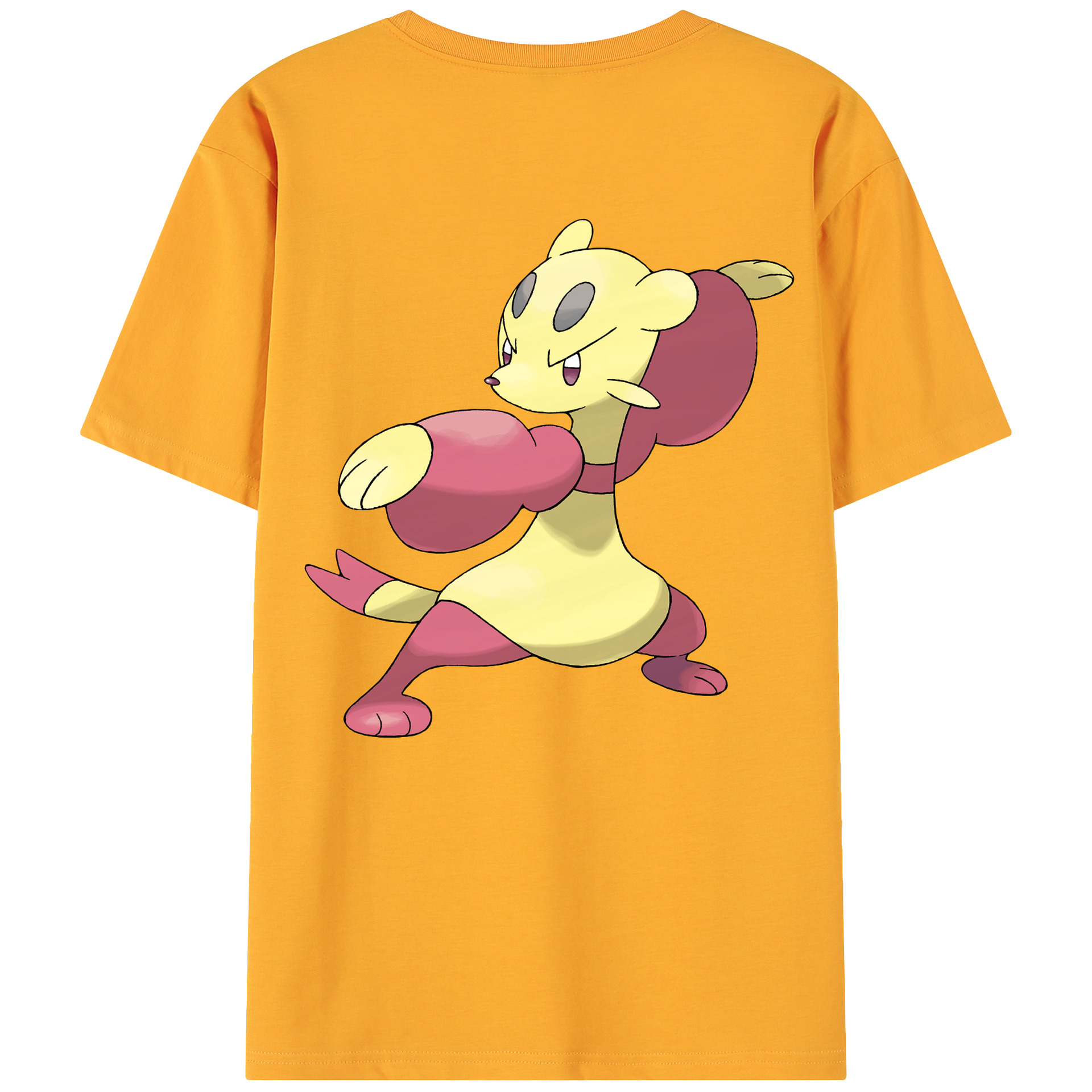 （画像用） ポケットモンスター Pokémon 綿100％ メンズ半袖Tシャツ（バックプリント） 通気性