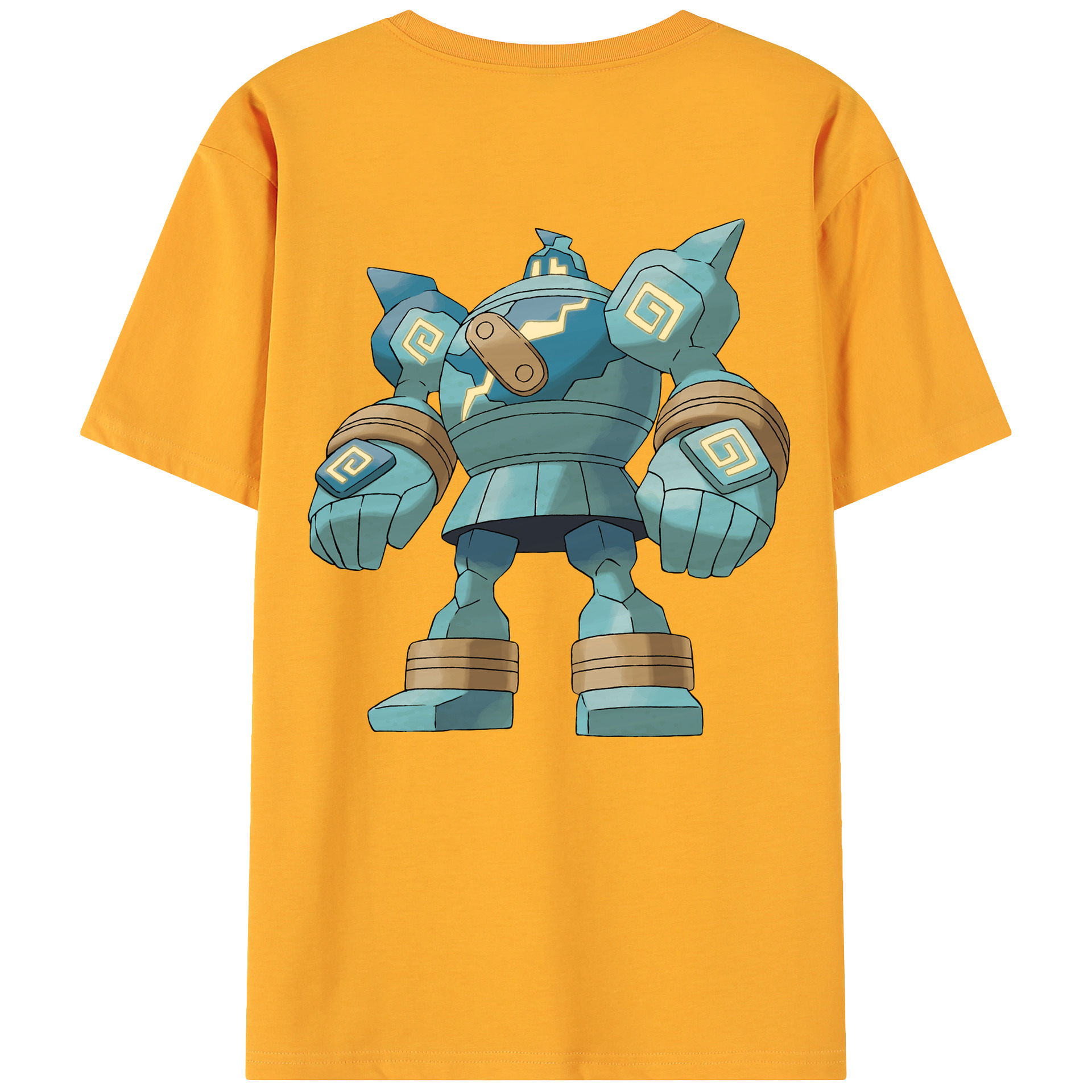 （画像用） ポケットモンスター Pokémon 綿100％ メンズ半袖Tシャツ（バックプリント） 通気性