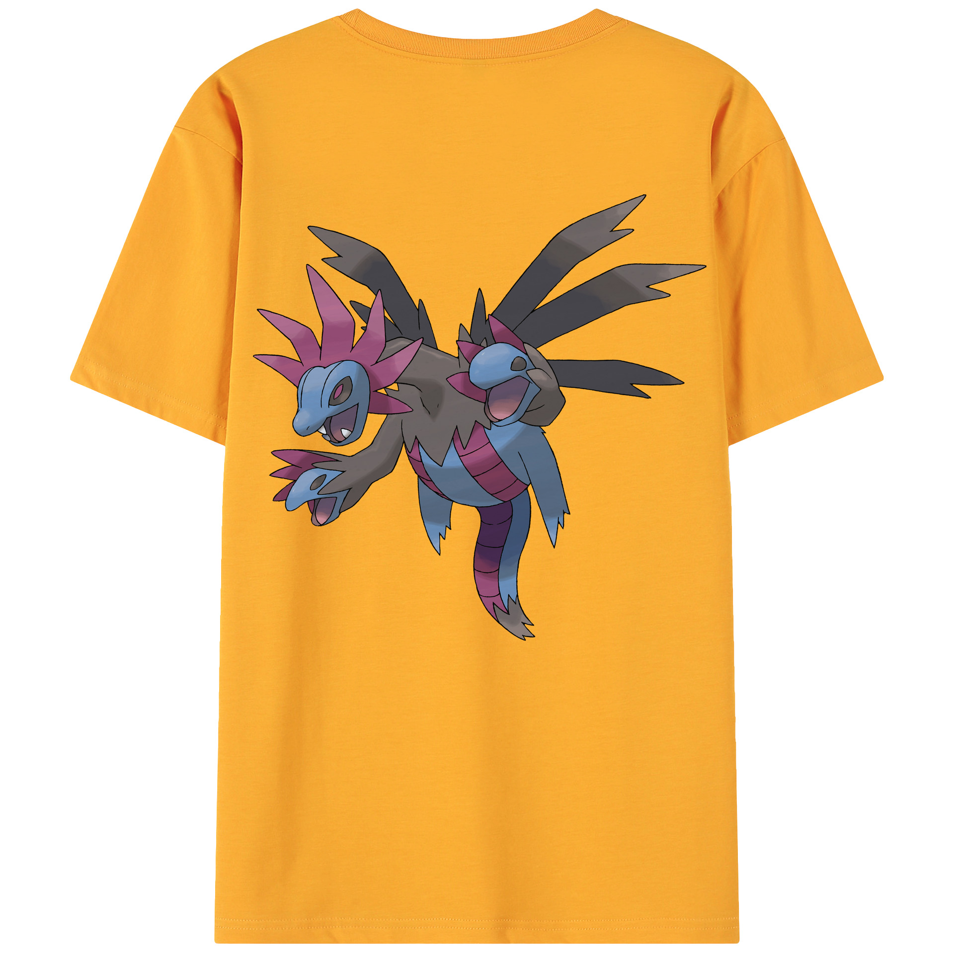 （画像用） ポケットモンスター Pokémon 綿100％ メンズ半袖Tシャツ（バックプリント） 通気性
