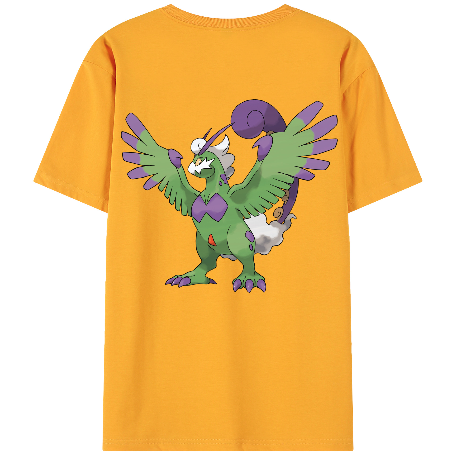 （画像用） ポケットモンスター Pokémon 綿100％ メンズ半袖Tシャツ（バックプリント） 通気性