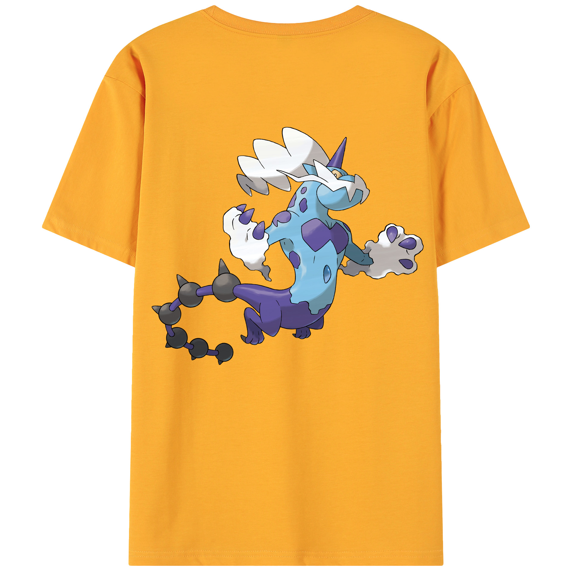 （画像用） ポケットモンスター Pokémon 綿100％ メンズ半袖Tシャツ（バックプリント） 通気性