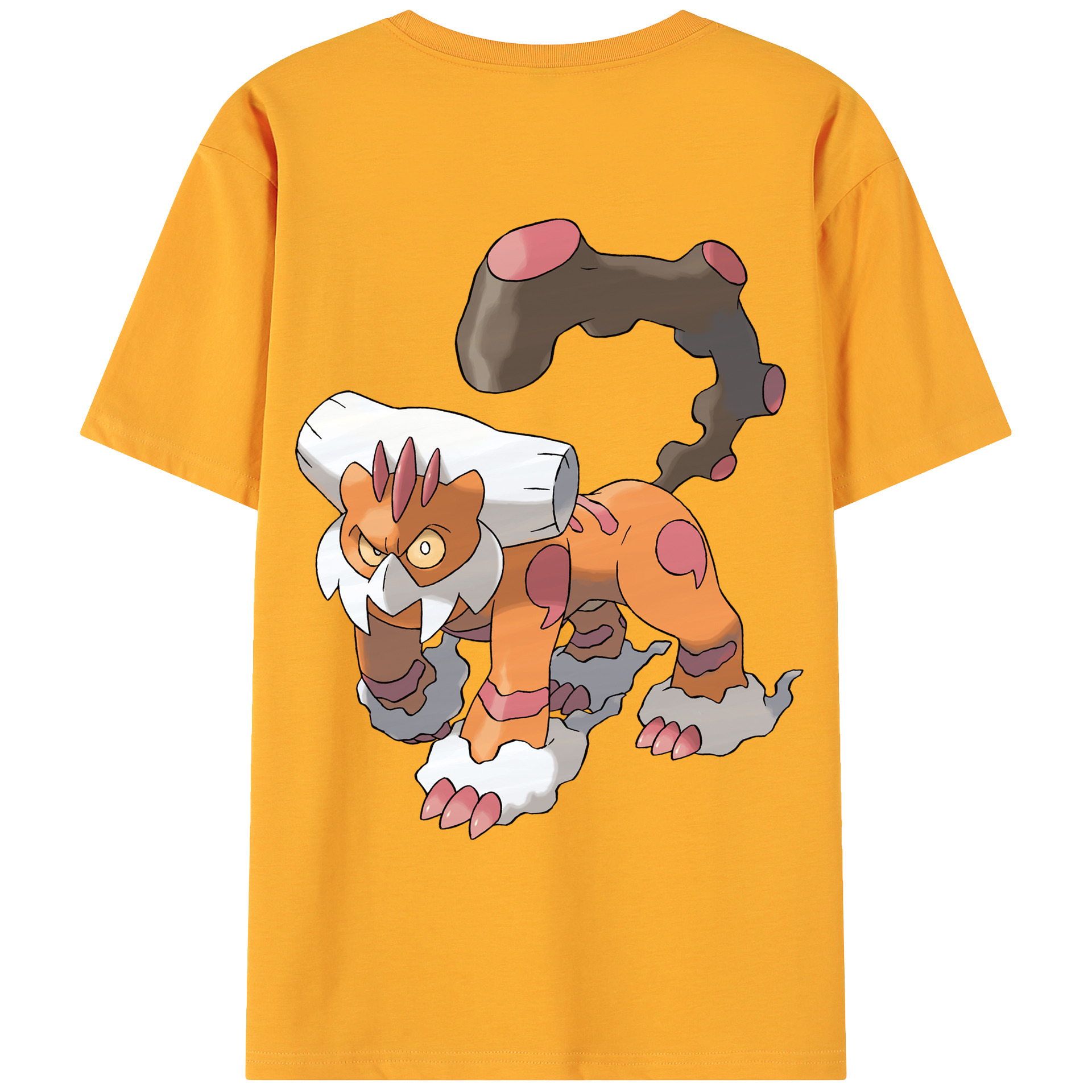 （画像用） ポケットモンスター Pokémon 綿100％ メンズ半袖Tシャツ（バックプリント） 通気性