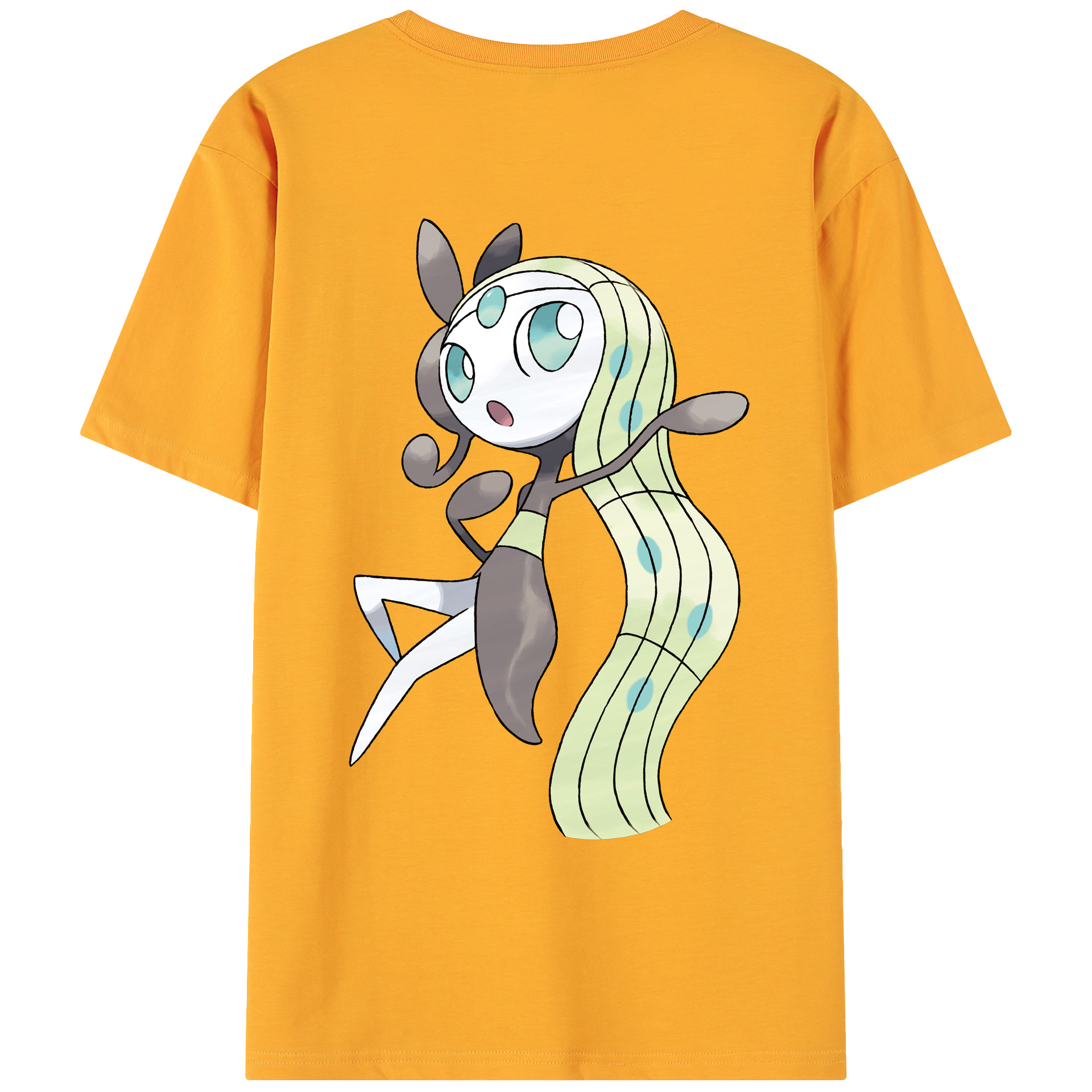 （画像用） ポケットモンスター Pokémon 綿100％ メンズ半袖Tシャツ（バックプリント） 通気性