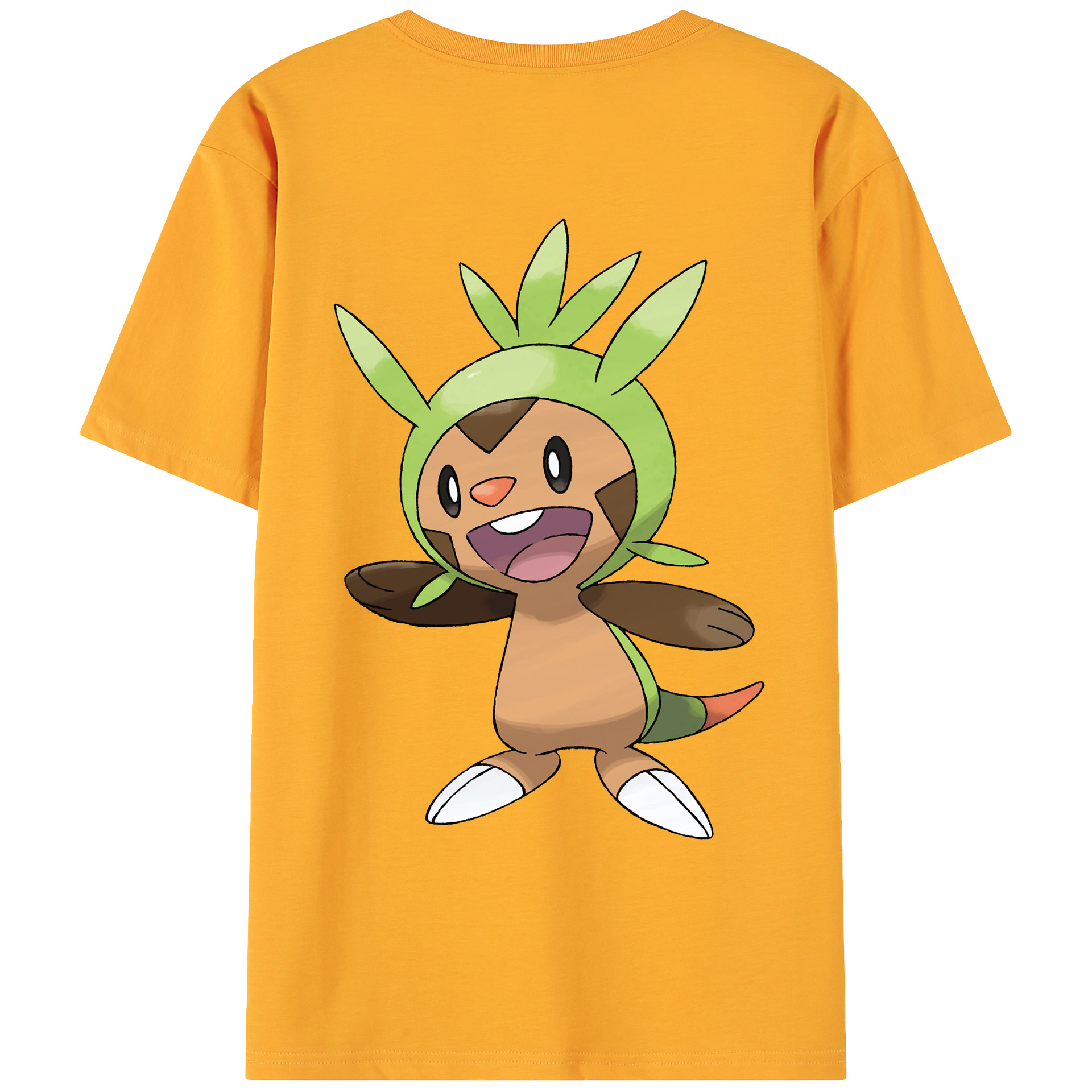 （画像用） ポケットモンスター Pokémon 綿100％ メンズ半袖Tシャツ（バックプリント） 通気性