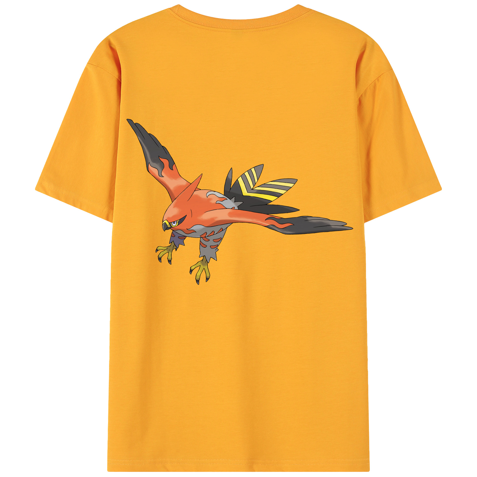 （画像用） ポケットモンスター Pokémon 綿100％ メンズ半袖Tシャツ（バックプリント） 通気性