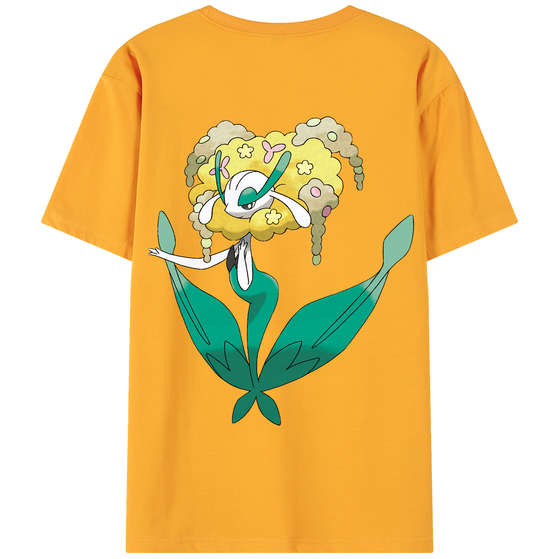 （画像用） ポケットモンスター Pokémon 綿100％ メンズ半袖Tシャツ（バックプリント） 通気性