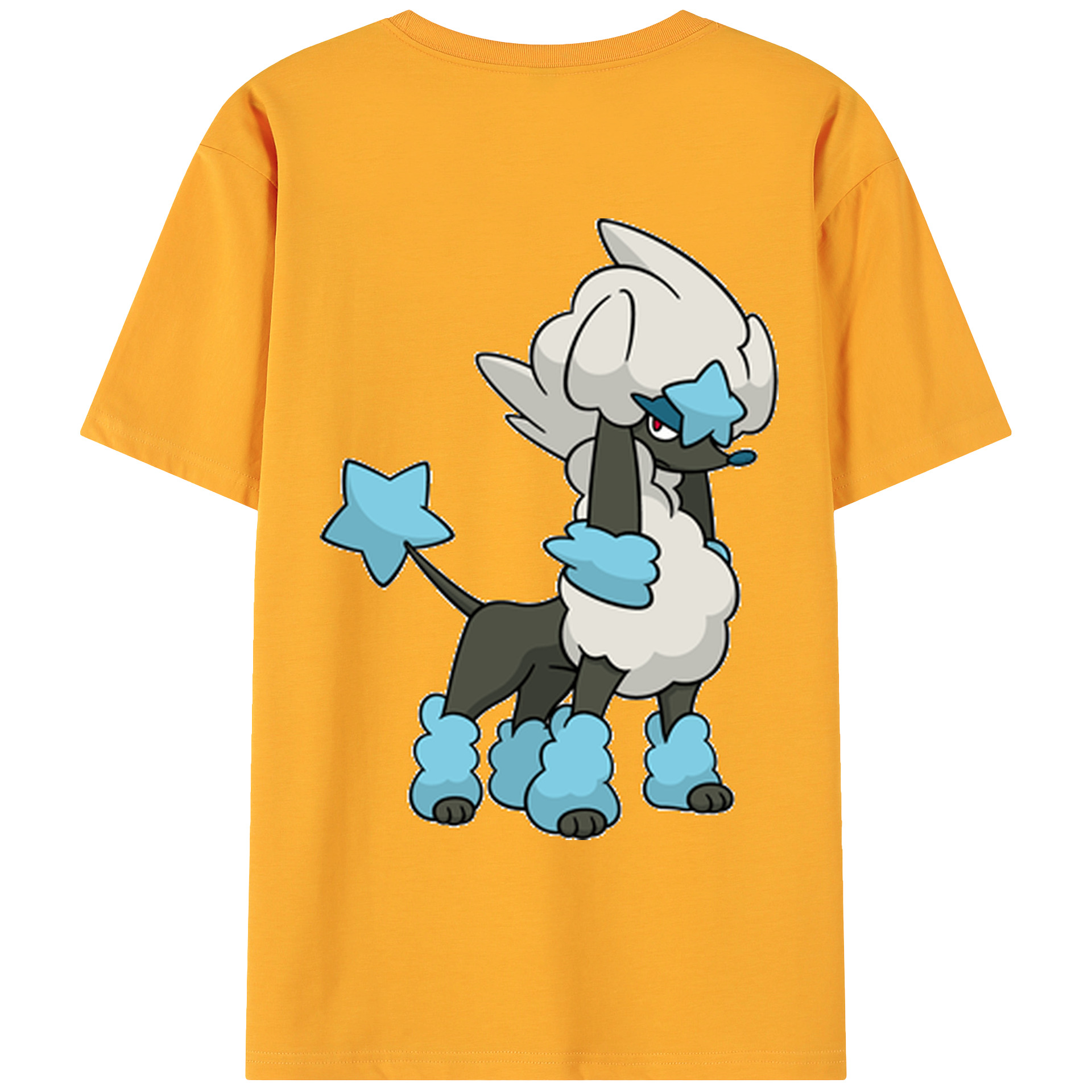 （画像用） ポケットモンスター Pokémon 綿100％ メンズ半袖Tシャツ（バックプリント） 通気性
