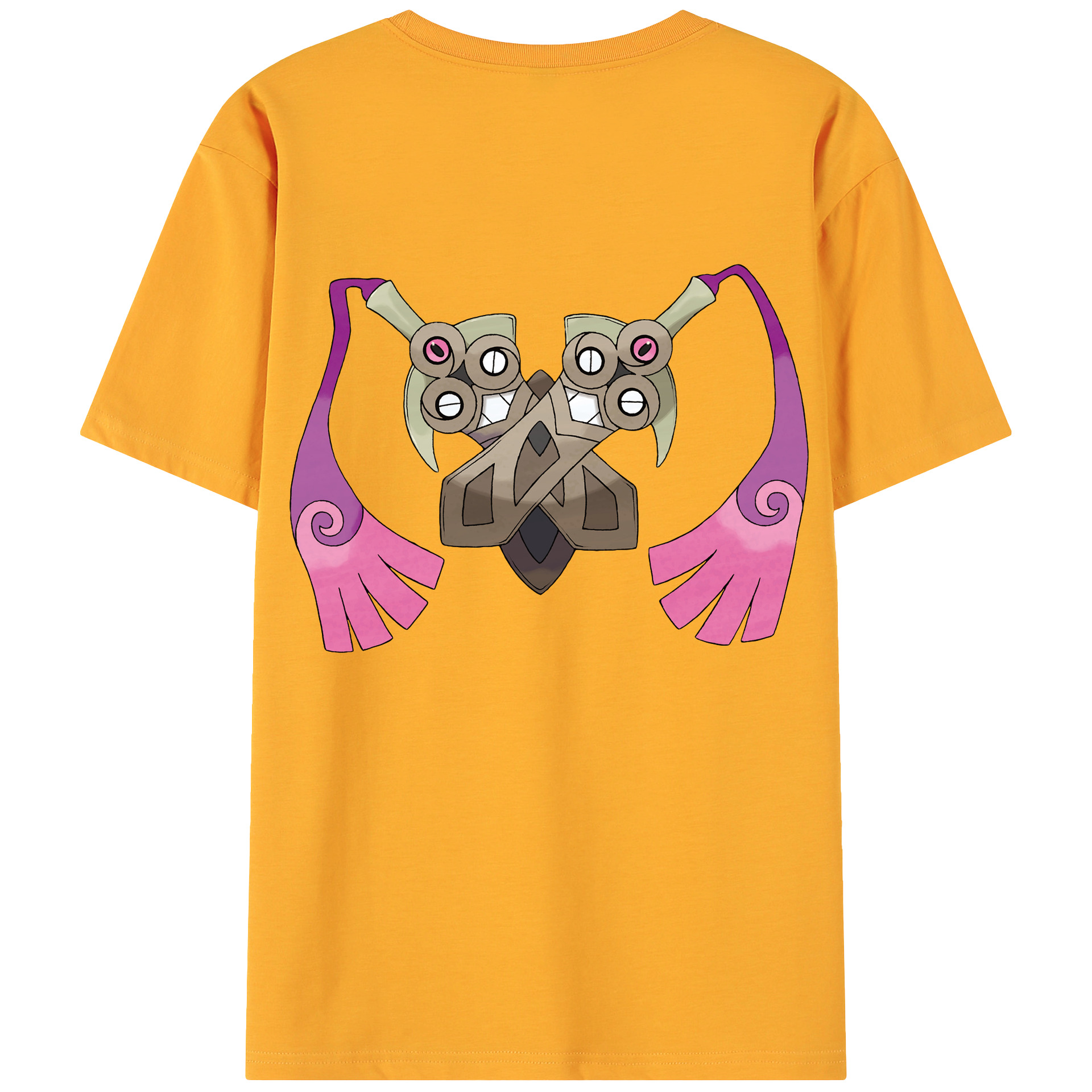 （画像用） ポケットモンスター Pokémon 綿100％ メンズ半袖Tシャツ（バックプリント） 通気性
