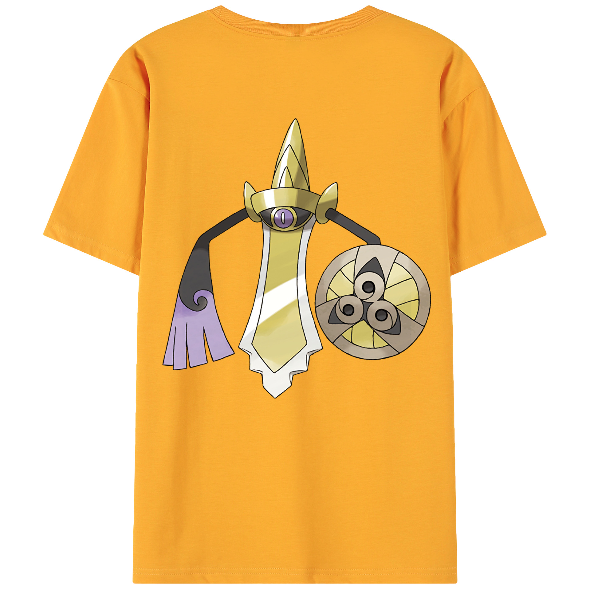 （画像用） ポケットモンスター Pokémon 綿100％ メンズ半袖Tシャツ（バックプリント） 通気性