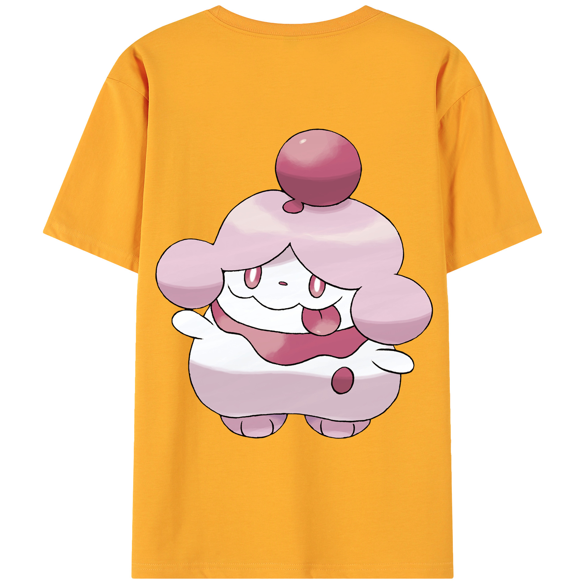 （画像用） ポケットモンスター Pokémon 綿100％ メンズ半袖Tシャツ（バックプリント） 通気性