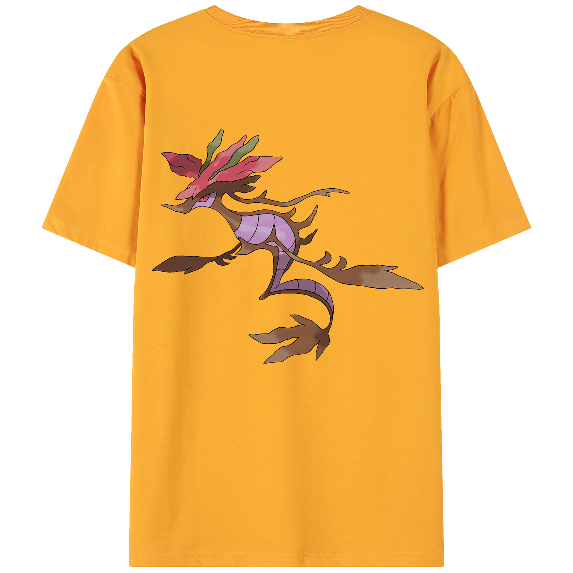 （画像用） ポケットモンスター Pokémon 綿100％ メンズ半袖Tシャツ（バックプリント） 通気性
