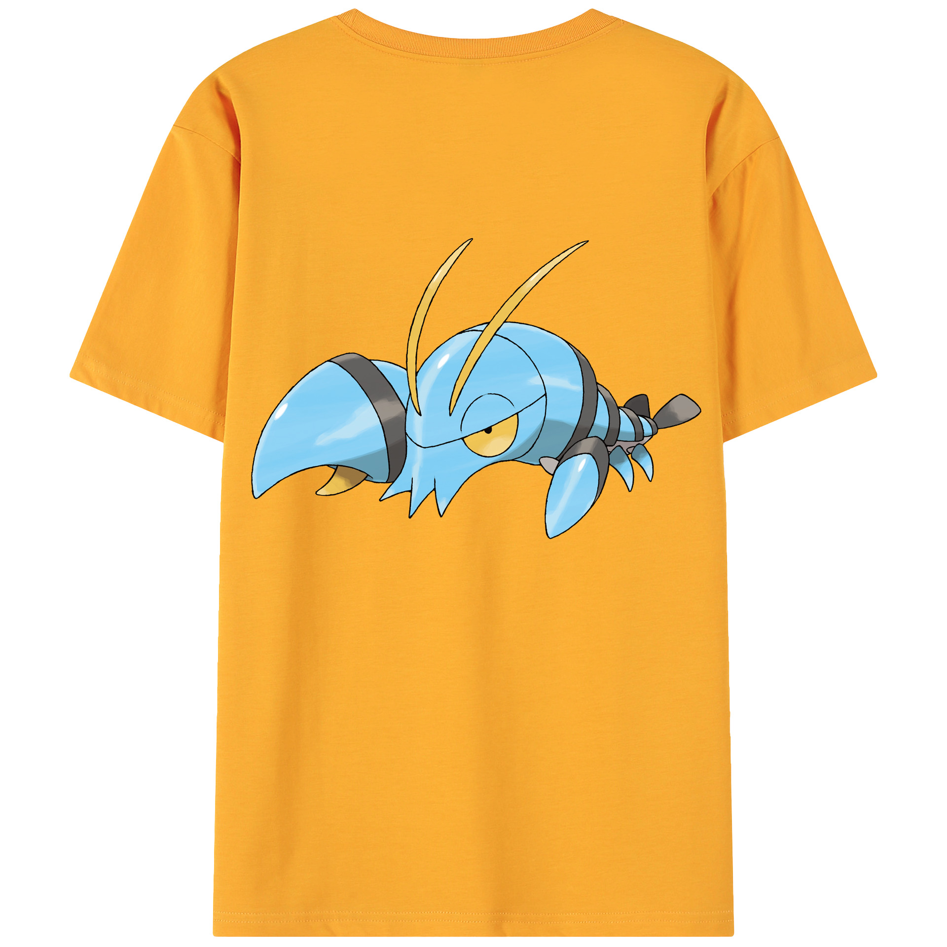 （画像用） ポケットモンスター Pokémon 綿100％ メンズ半袖Tシャツ（バックプリント） 通気性