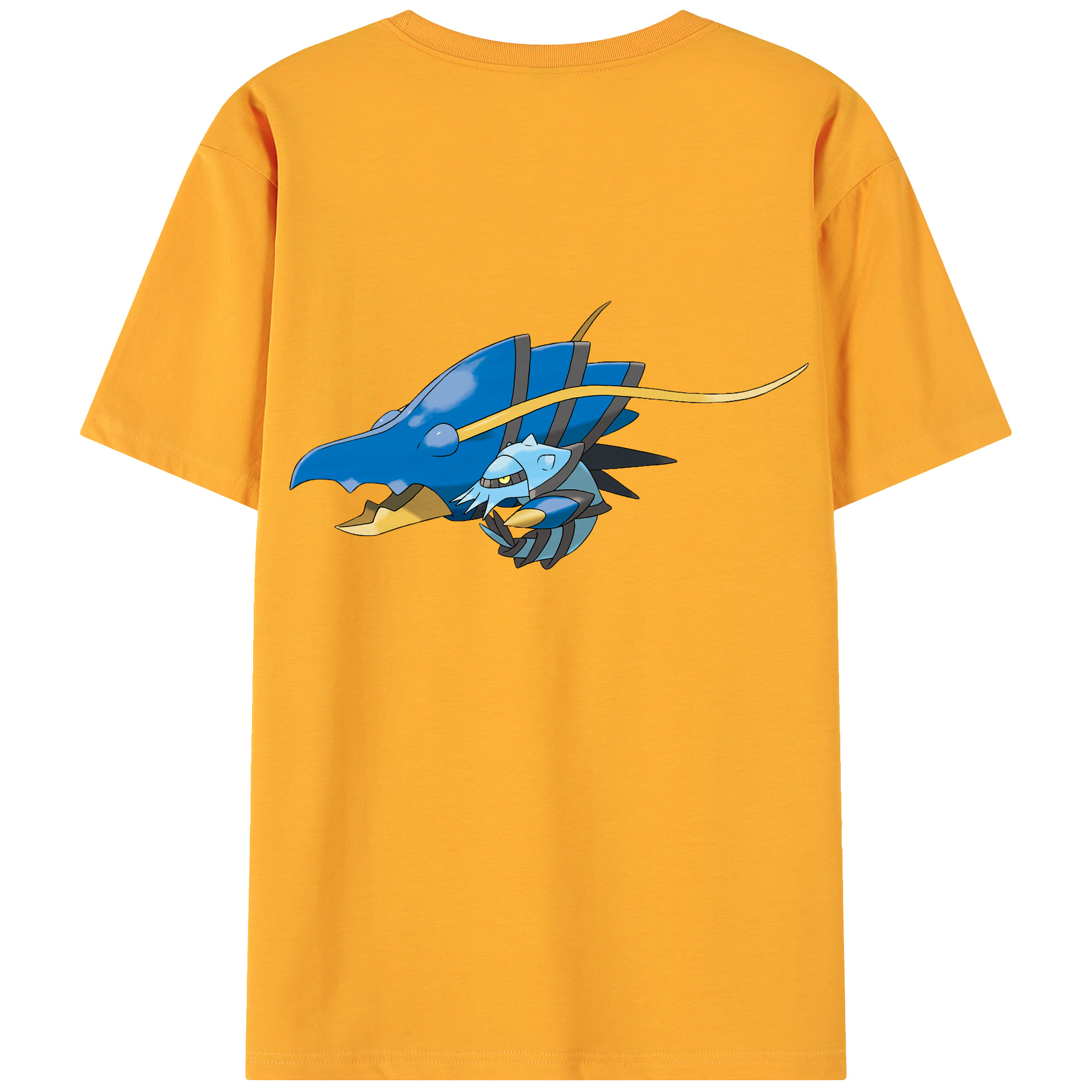 （画像用） ポケットモンスター Pokémon 綿100％ メンズ半袖Tシャツ（バックプリント） 通気性