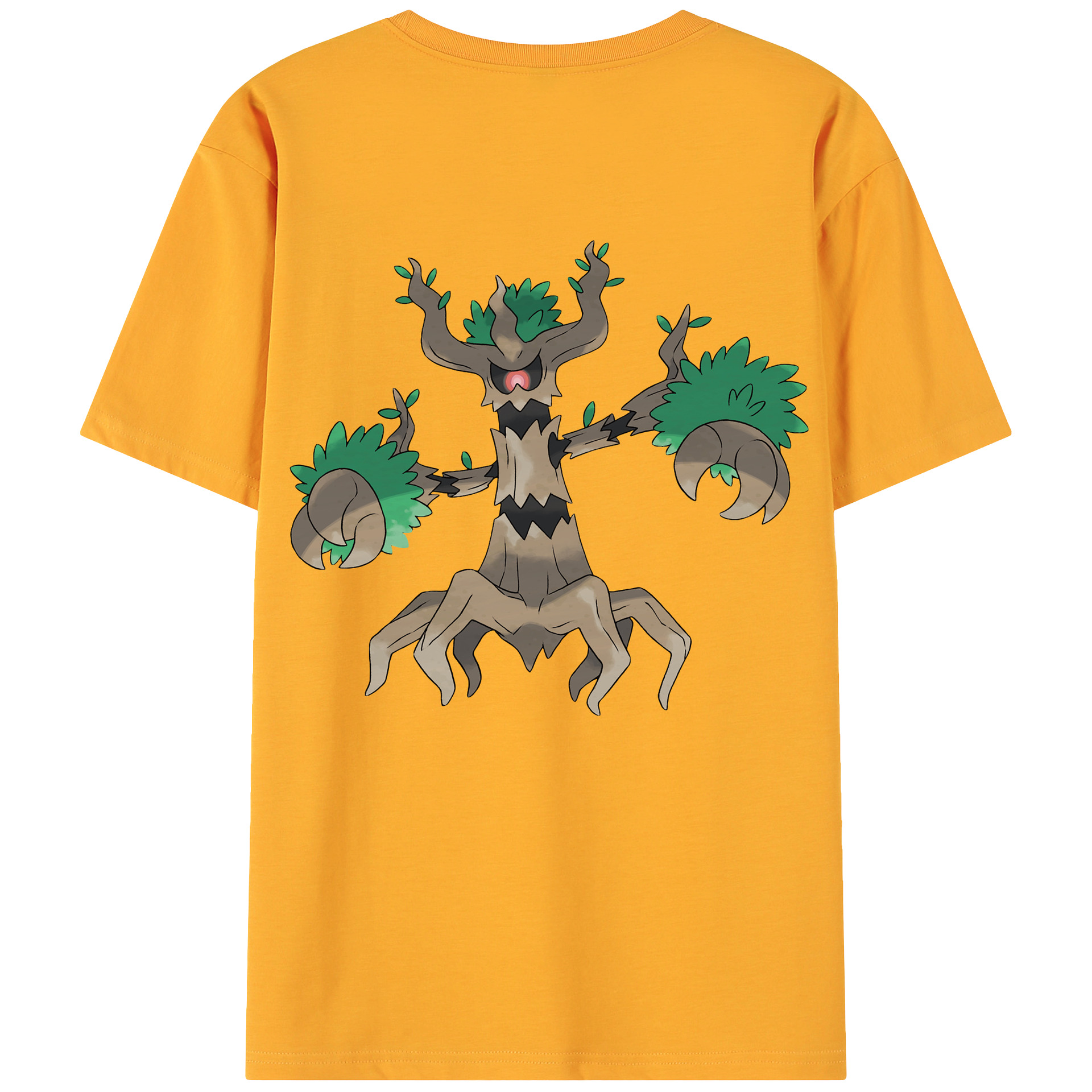 （画像用） ポケットモンスター Pokémon 綿100％ メンズ半袖Tシャツ（バックプリント） 通気性