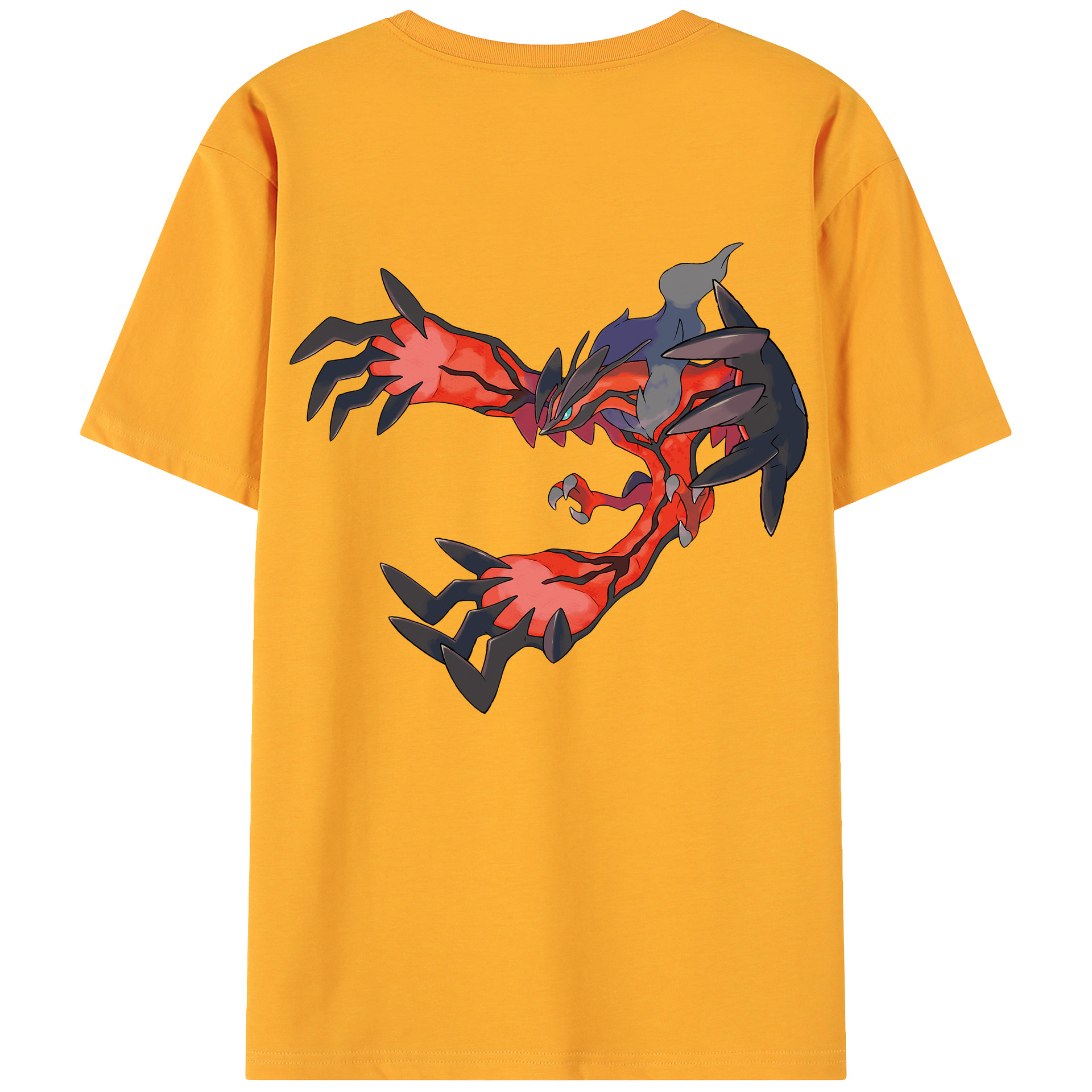 （画像用） ポケットモンスター Pokémon 綿100％ メンズ半袖Tシャツ（バックプリント） 通気性