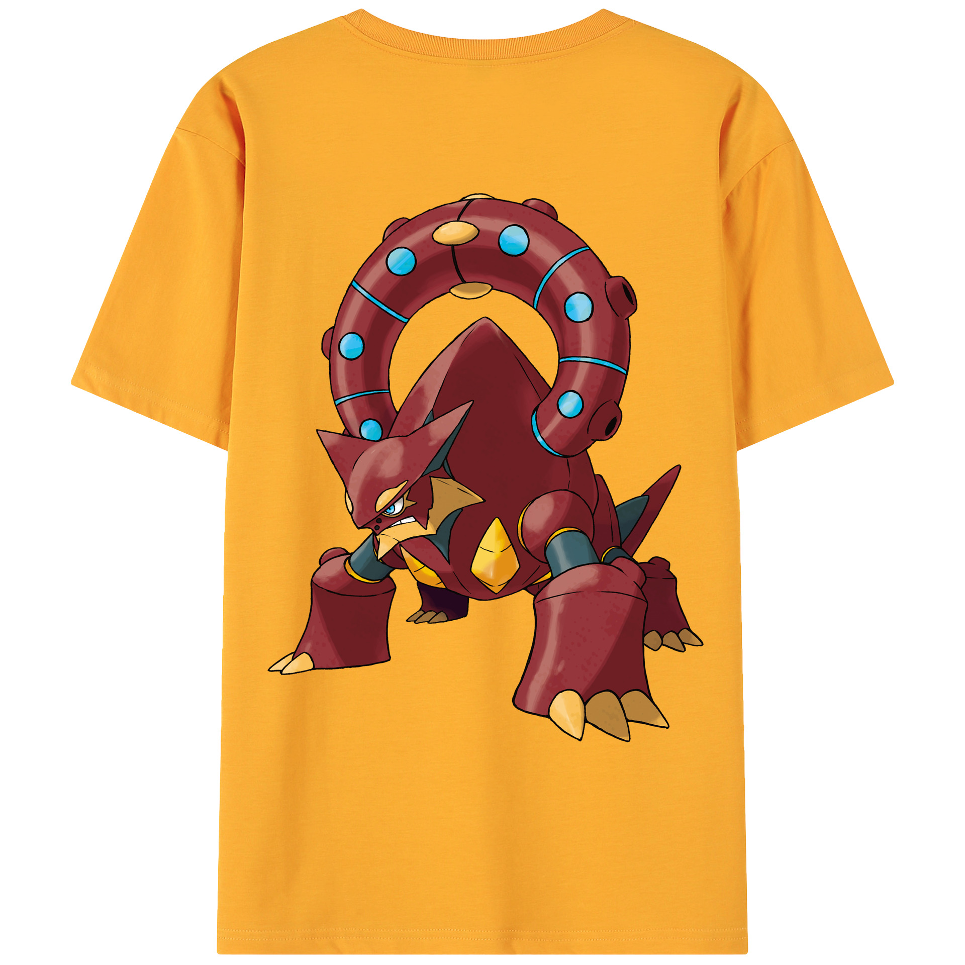 （画像用） ポケットモンスター Pokémon 綿100％ メンズ半袖Tシャツ（バックプリント） 通気性