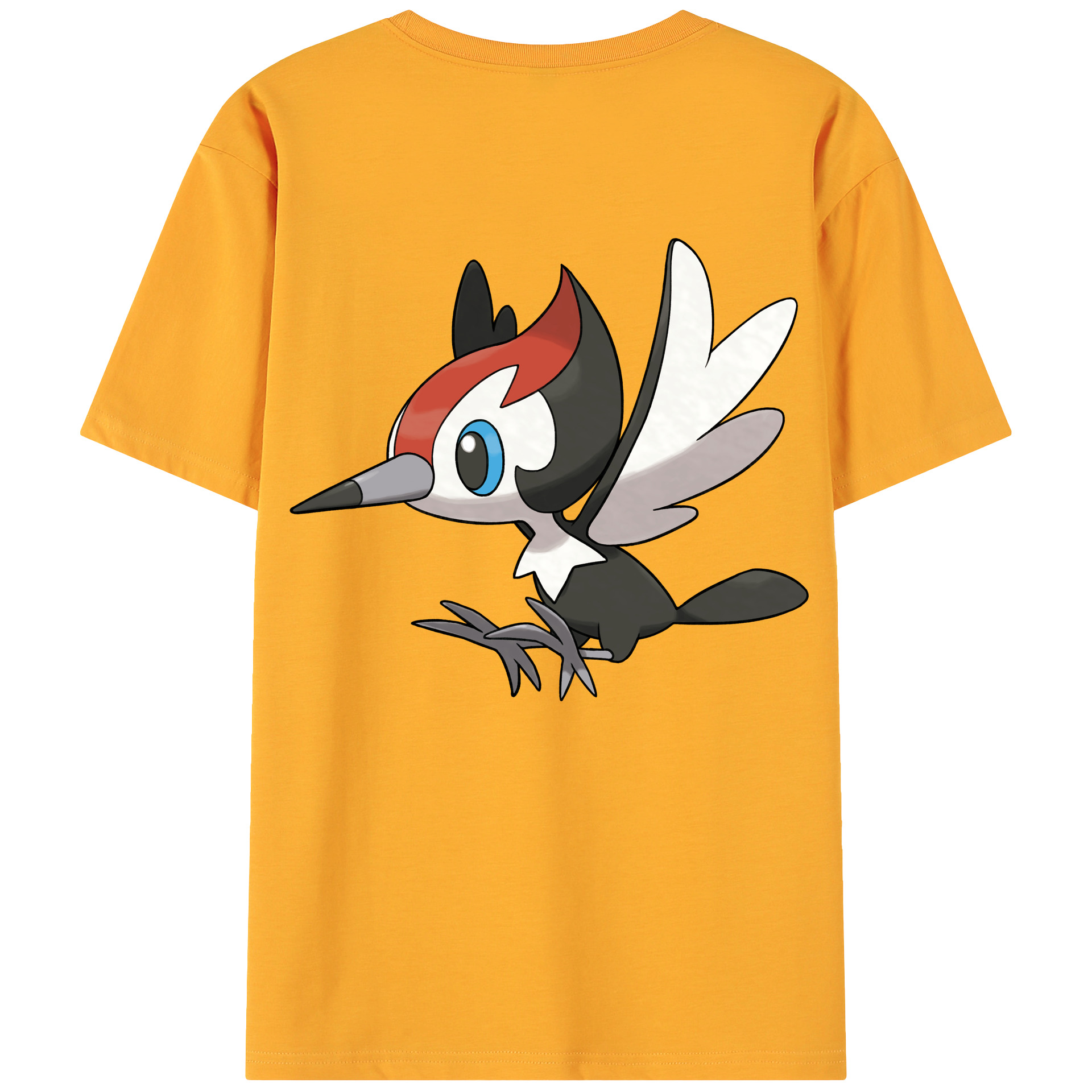 （画像用） ポケットモンスター Pokémon 綿100％ メンズ半袖Tシャツ（バックプリント） 通気性