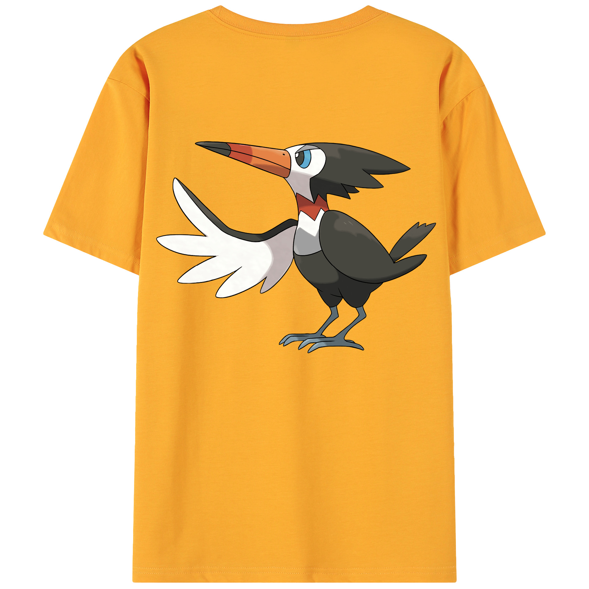 （画像用） ポケットモンスター Pokémon 綿100％ メンズ半袖Tシャツ（バックプリント） 通気性