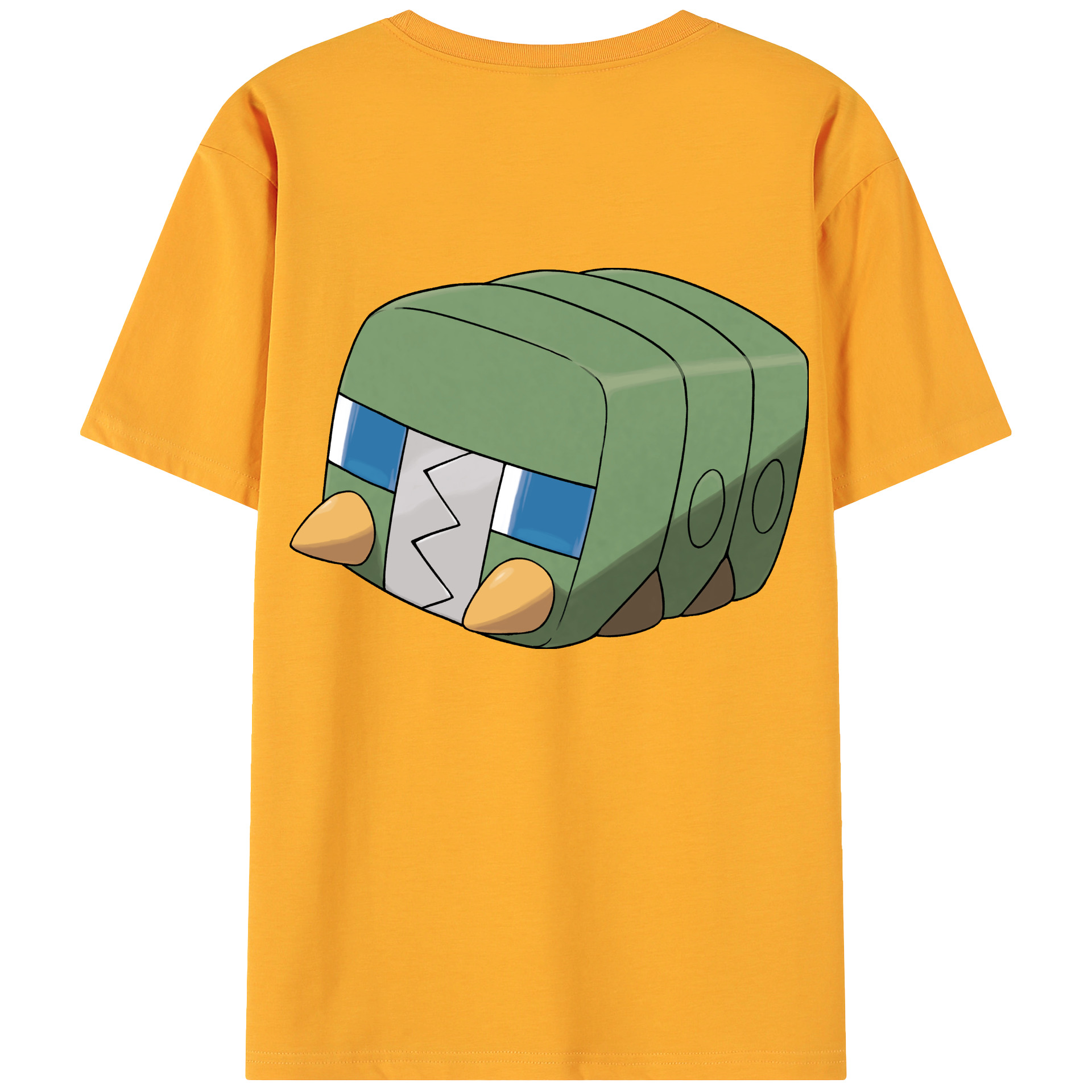 （画像用） ポケットモンスター Pokémon 綿100％ メンズ半袖Tシャツ（バックプリント） 通気性