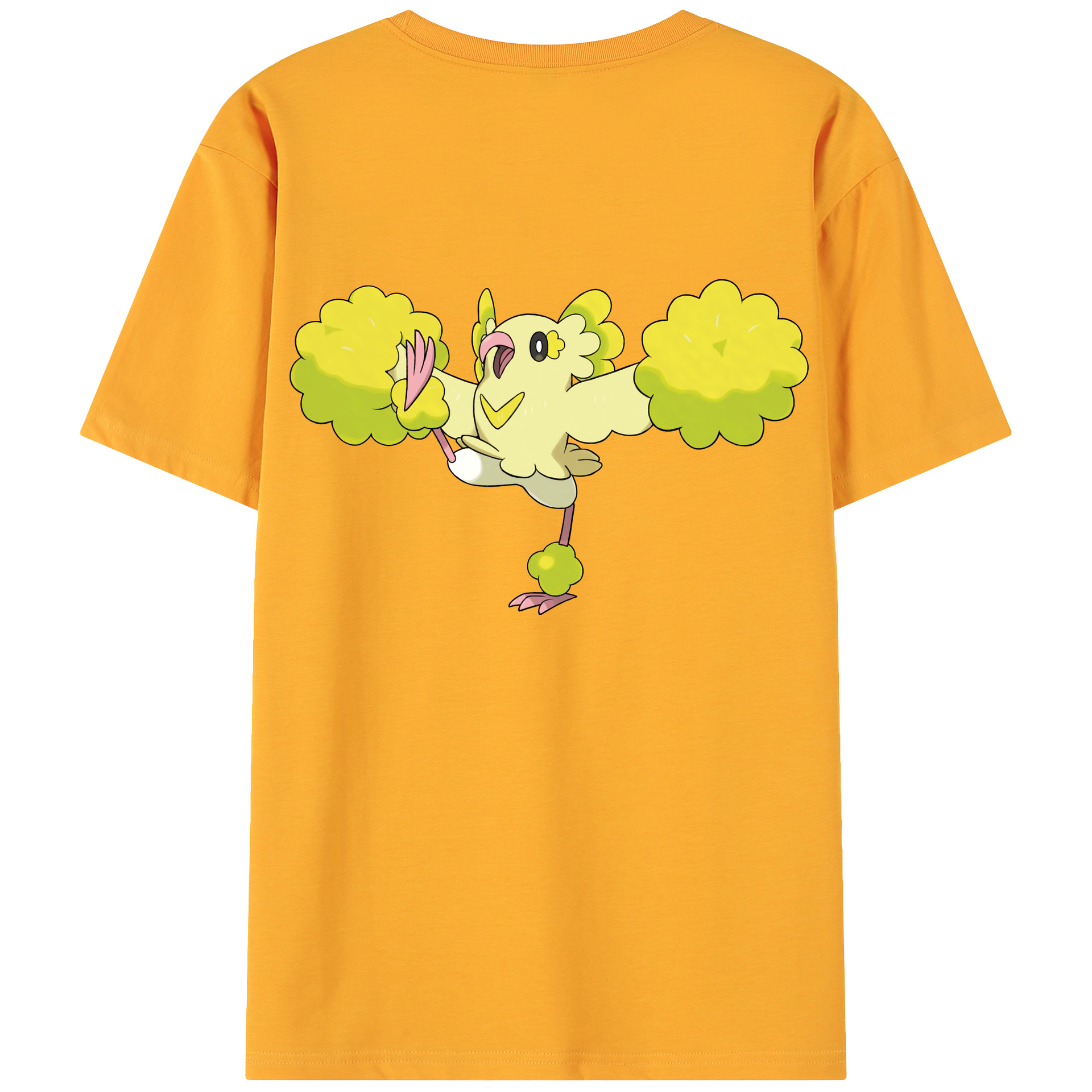 （画像用） ポケットモンスター Pokémon 綿100％ メンズ半袖Tシャツ（バックプリント） 通気性