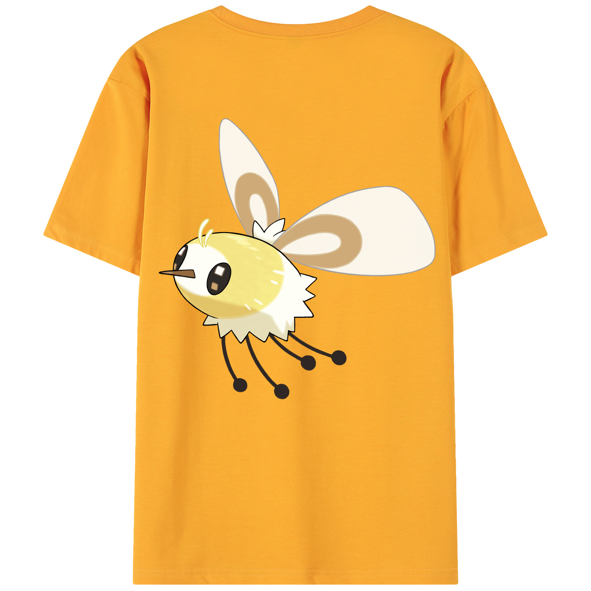 （画像用） ポケットモンスター Pokémon 綿100％ メンズ半袖Tシャツ（バックプリント） 通気性