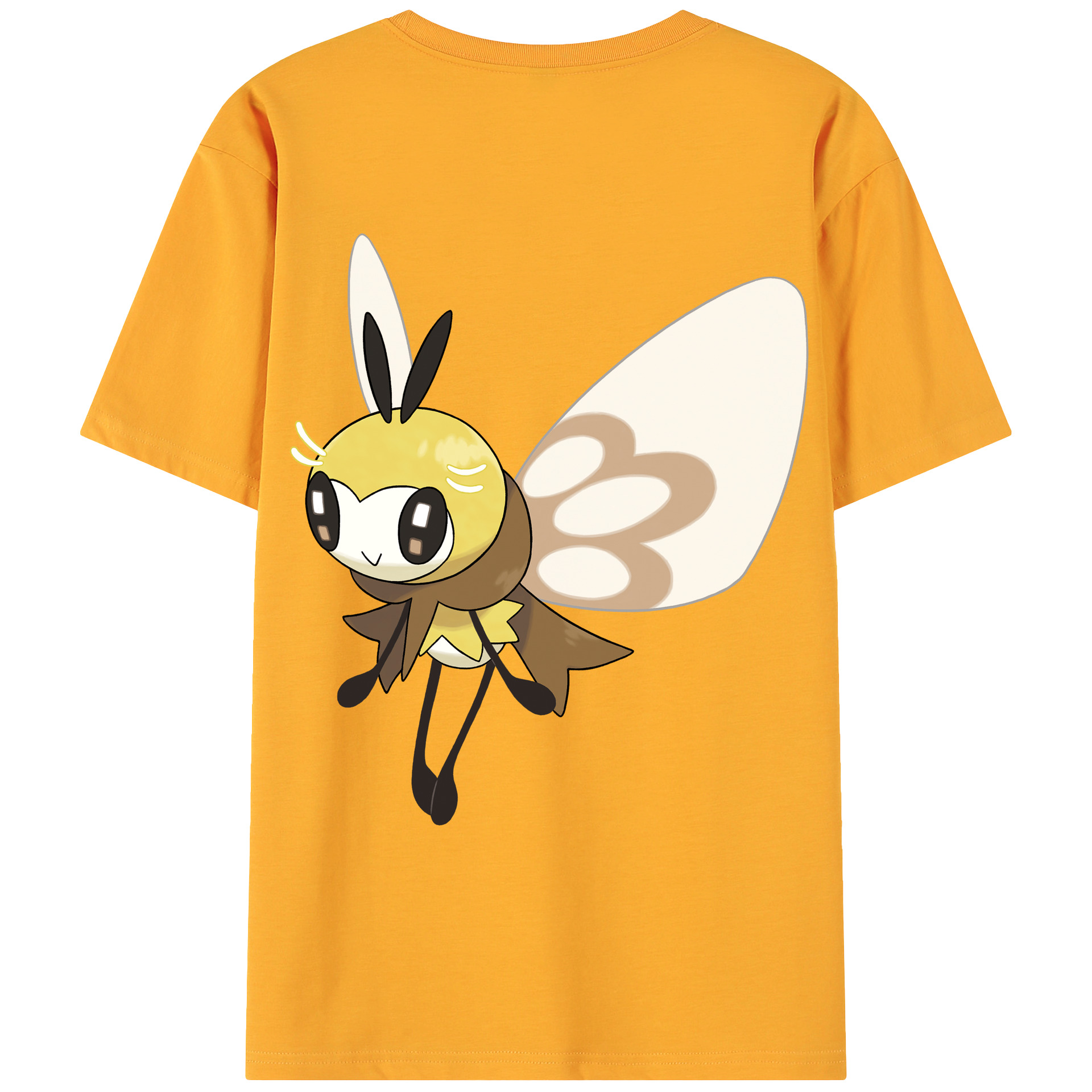 （画像用） ポケットモンスター Pokémon 綿100％ メンズ半袖Tシャツ（バックプリント） 通気性