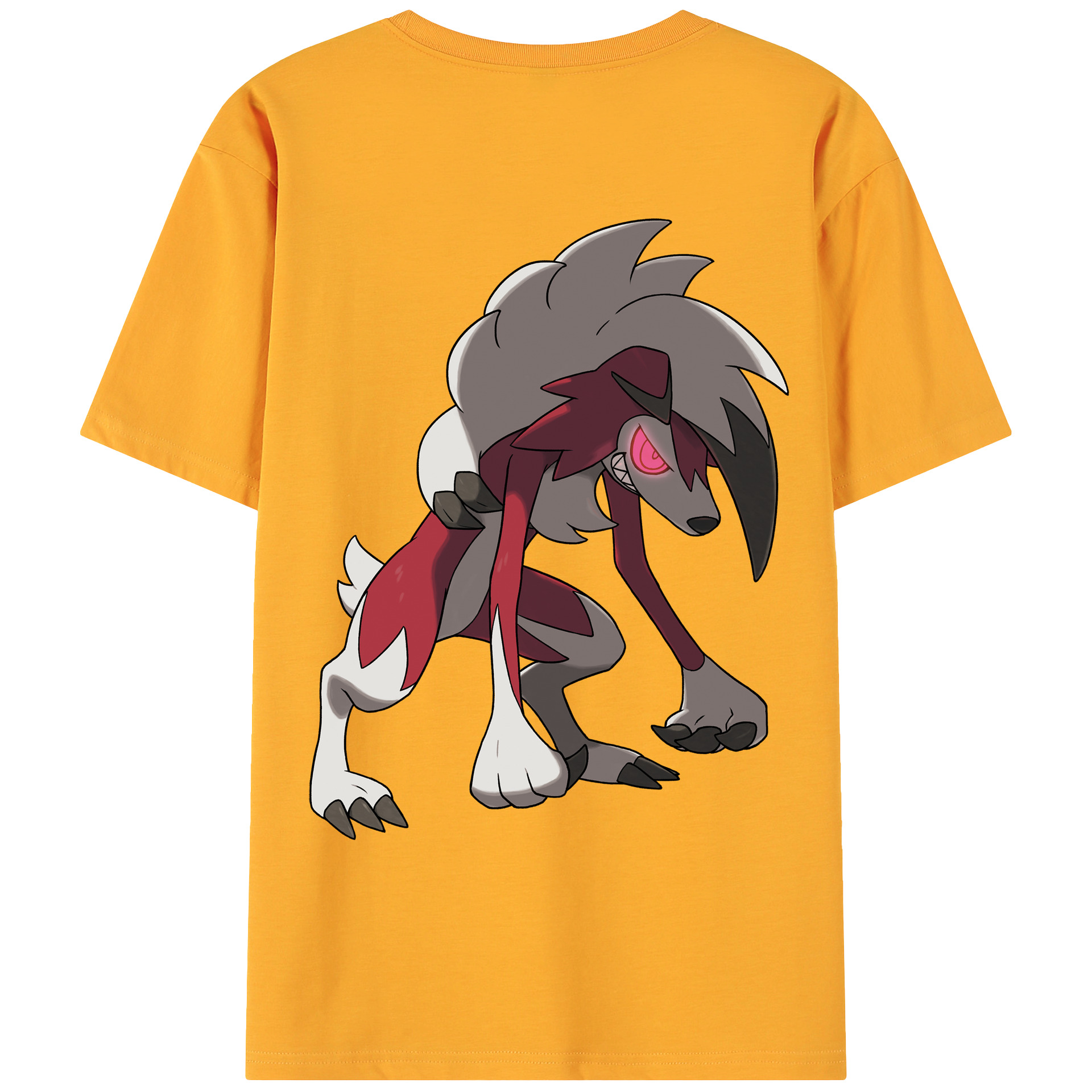 （画像用） ポケットモンスター Pokémon 綿100％ メンズ半袖Tシャツ（バックプリント） 通気性