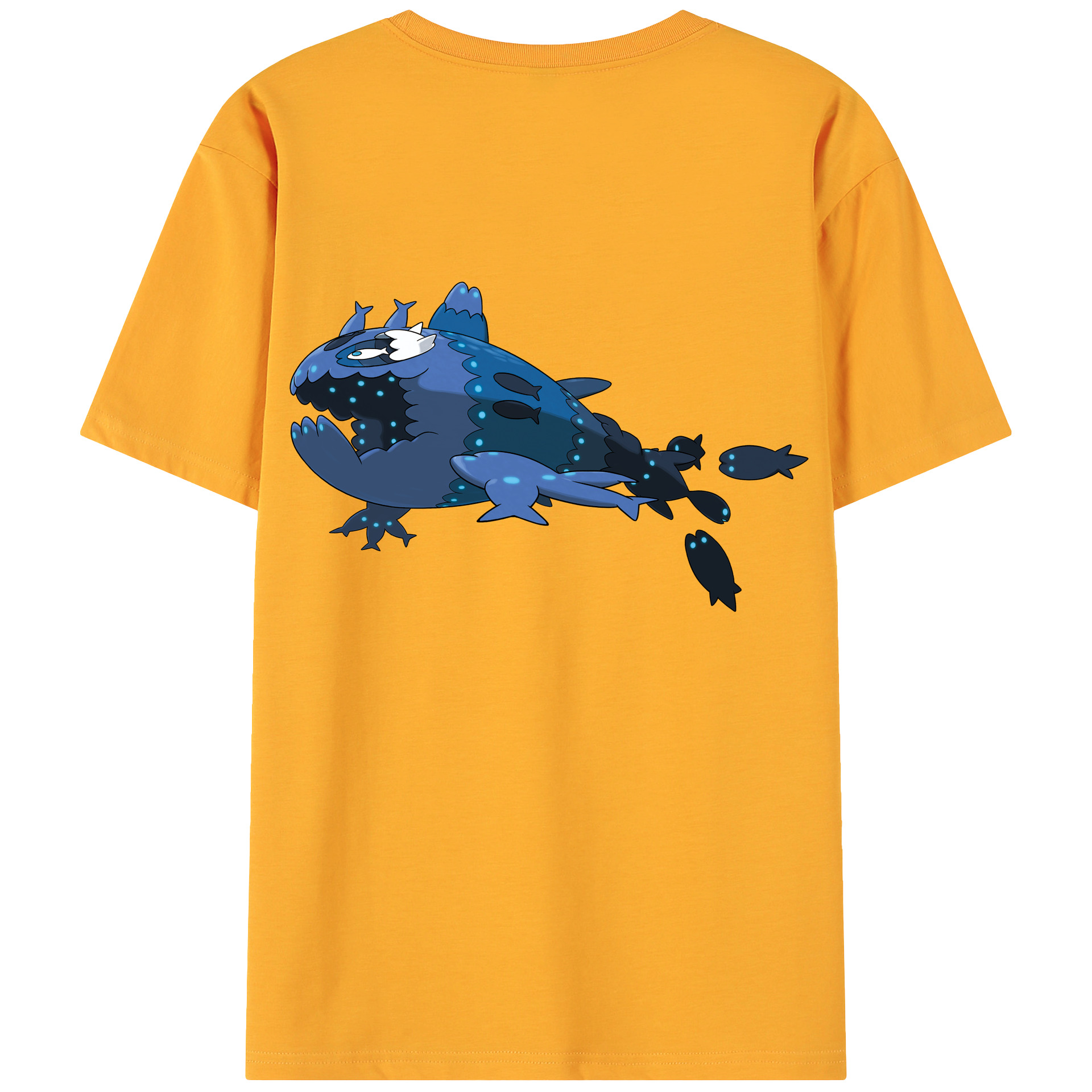 （画像用） ポケットモンスター Pokémon 綿100％ メンズ半袖Tシャツ（バックプリント） 通気性