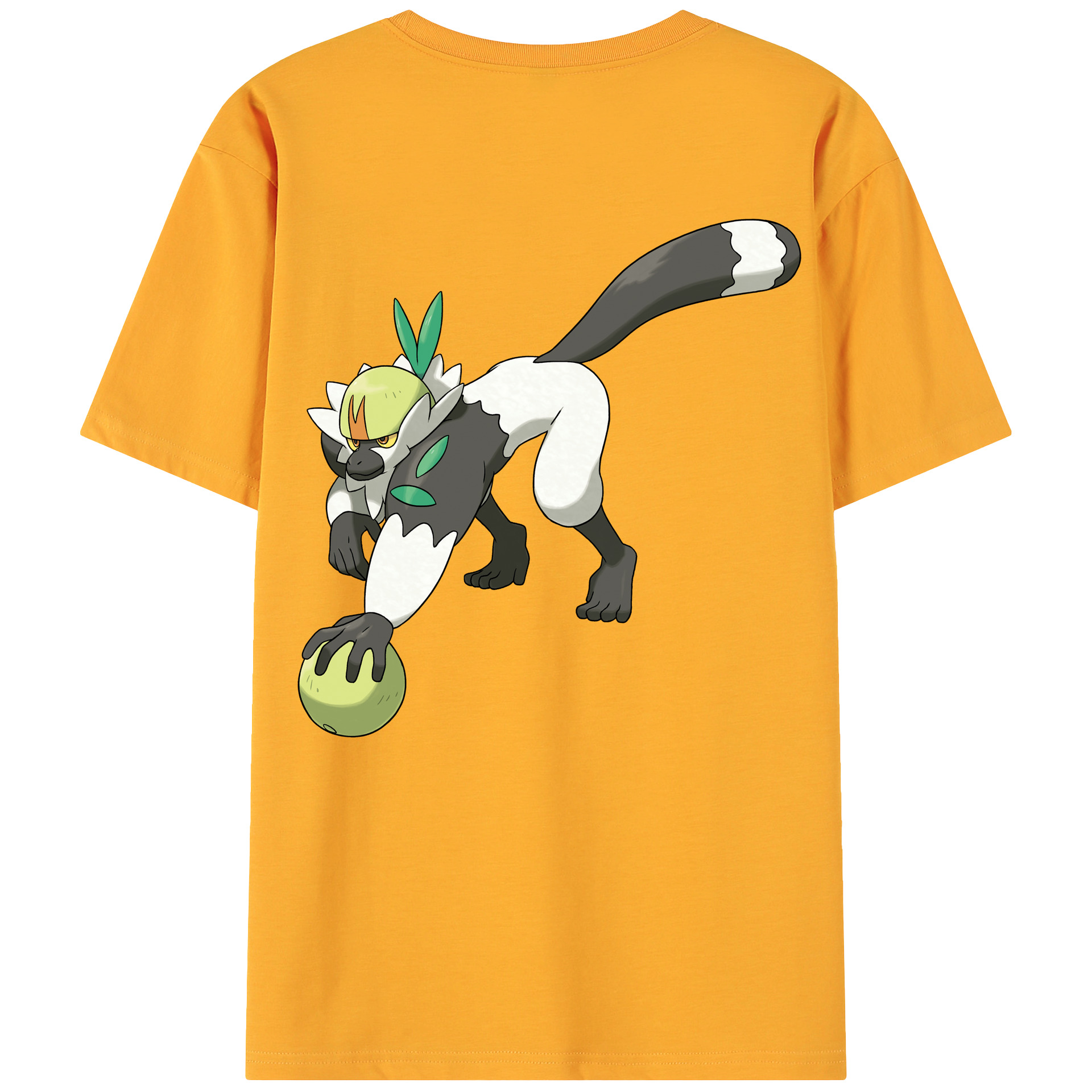 （画像用） ポケットモンスター Pokémon 綿100％ メンズ半袖Tシャツ（バックプリント） 通気性