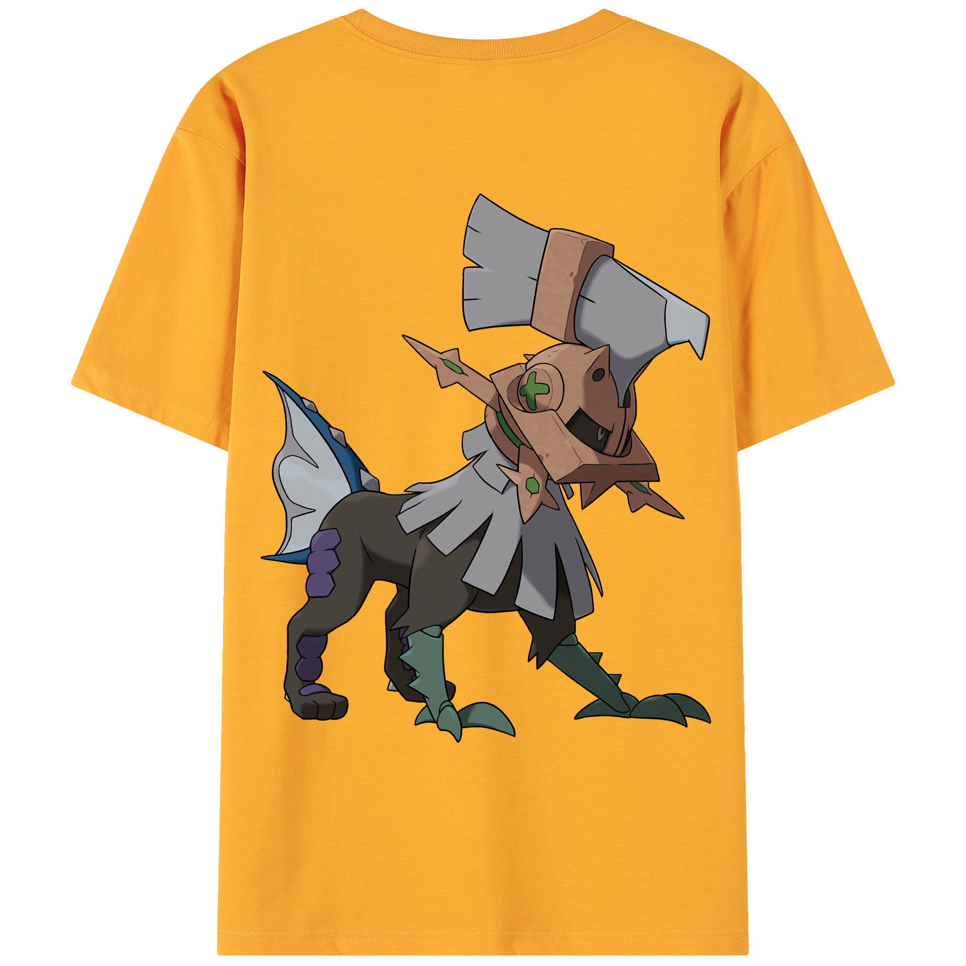 （画像用） ポケットモンスター Pokémon 綿100％ メンズ半袖Tシャツ（バックプリント） 通気性