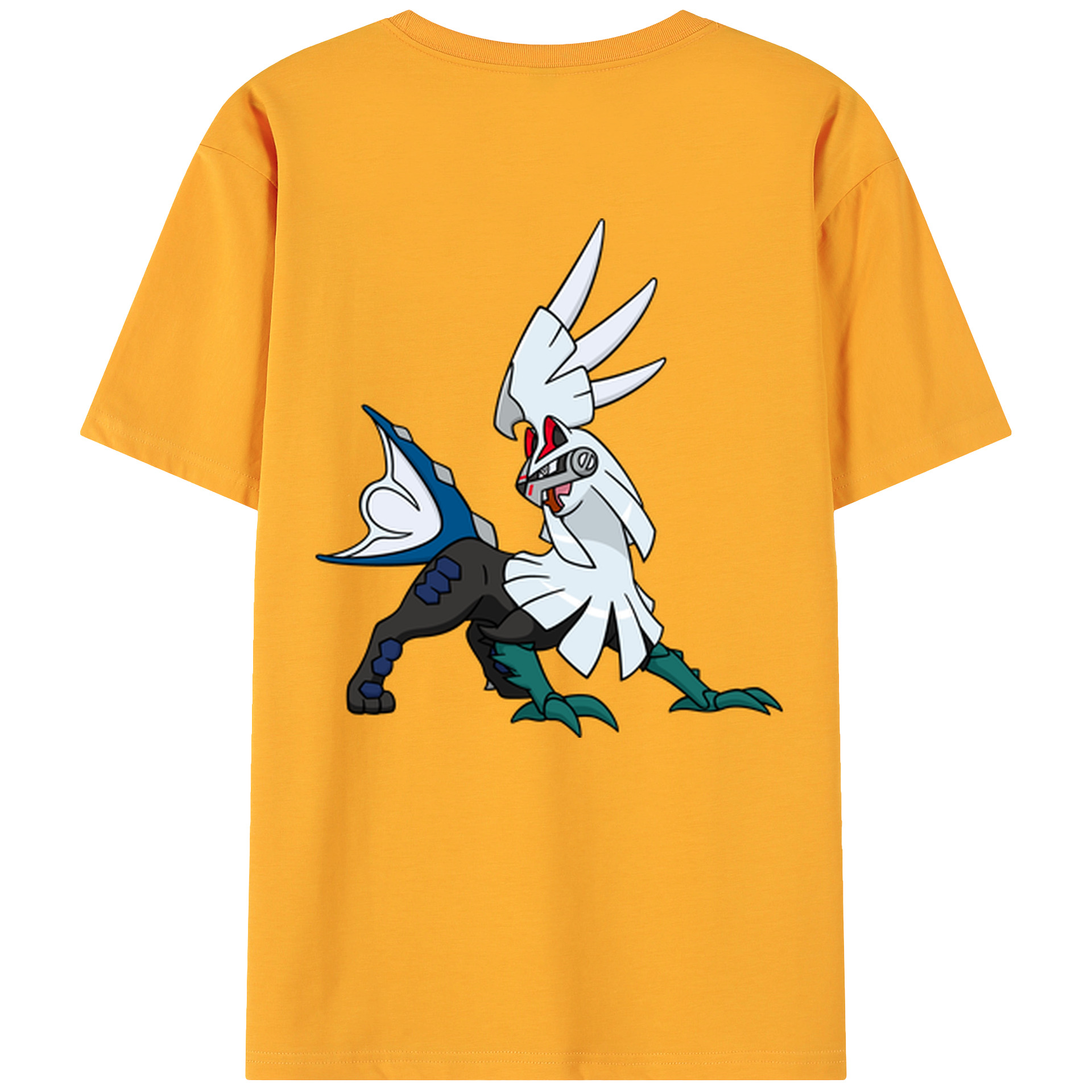 （画像用） ポケットモンスター Pokémon 綿100％ メンズ半袖Tシャツ（バックプリント） 通気性