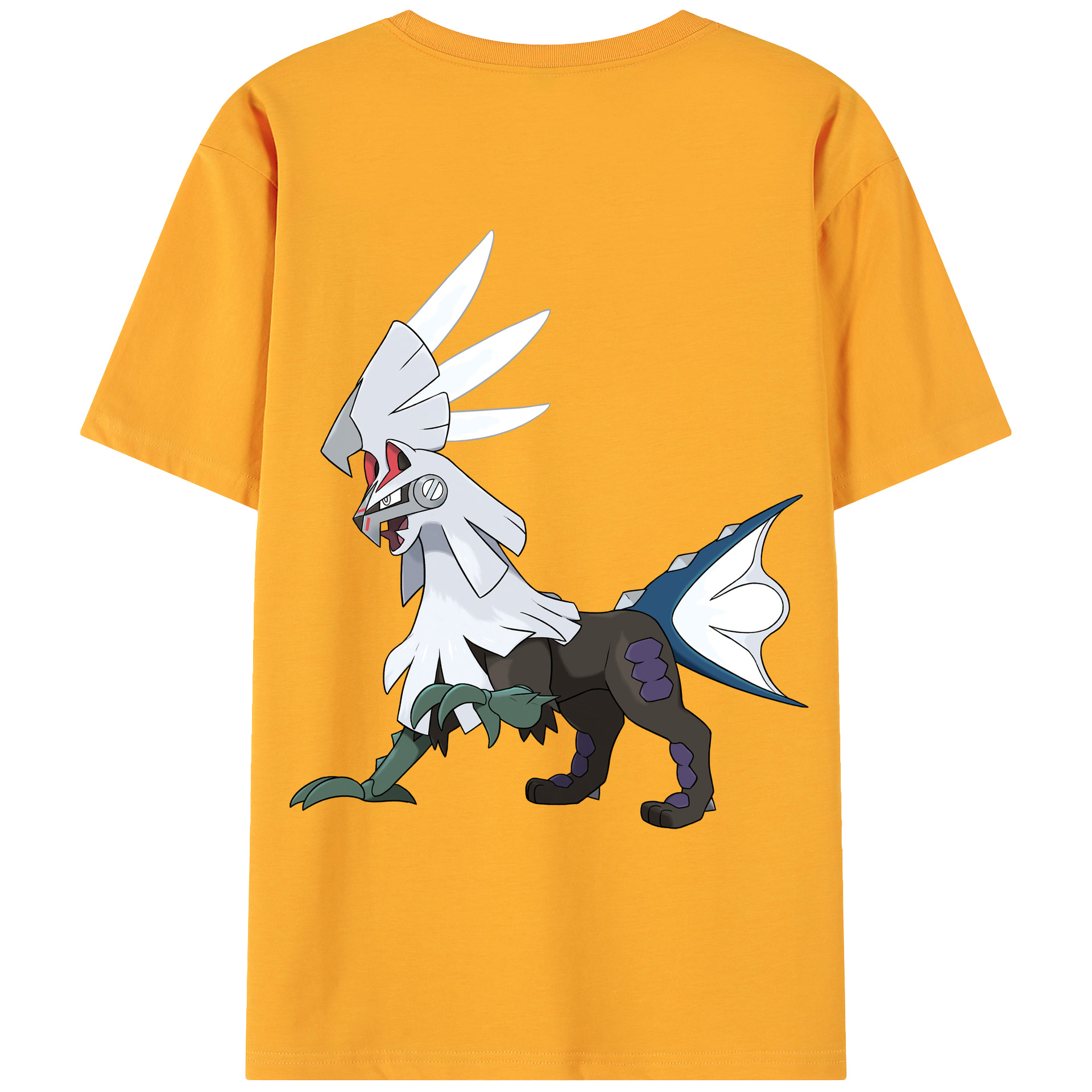 （画像用） ポケットモンスター Pokémon 綿100％ メンズ半袖Tシャツ（バックプリント） 通気性