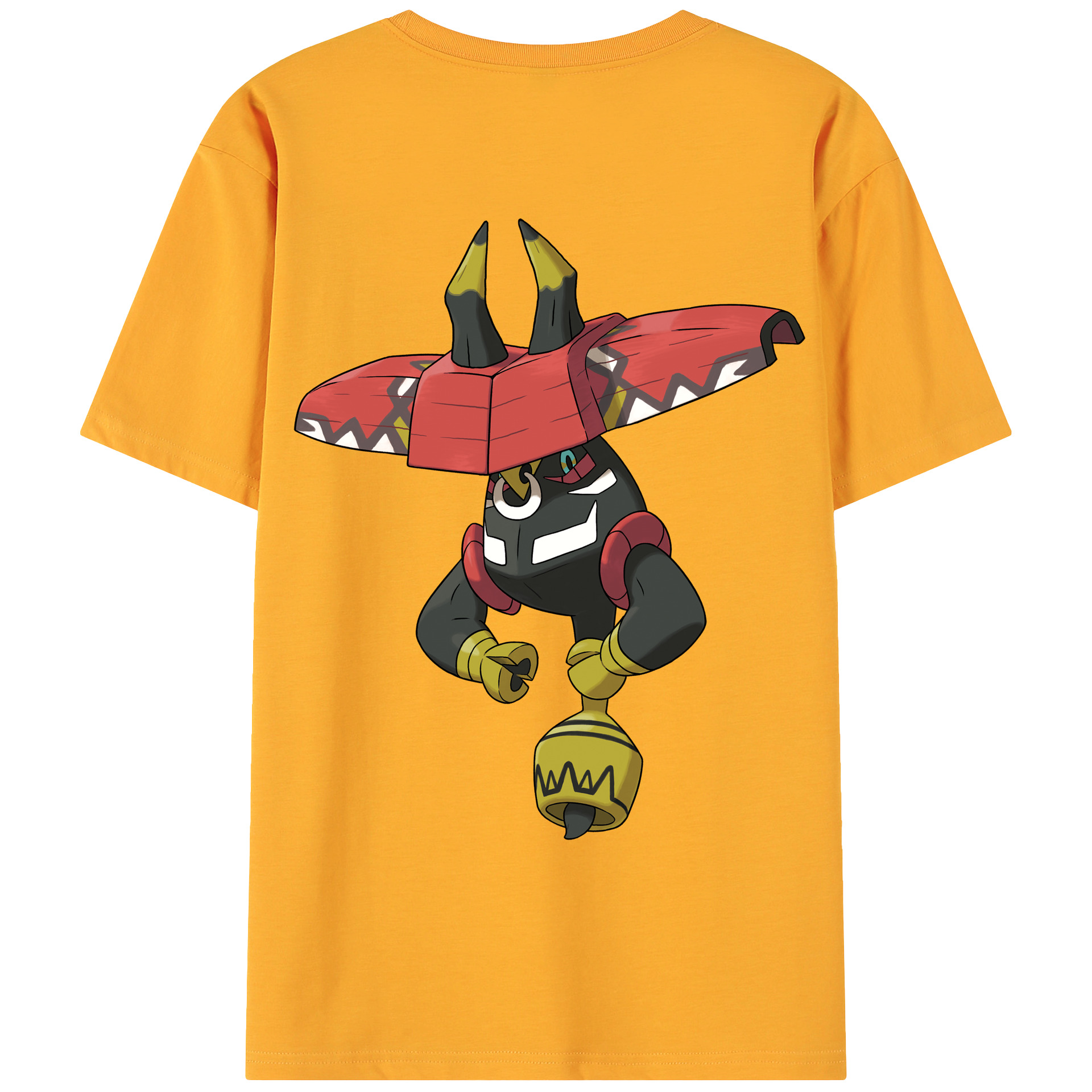 （画像用） ポケットモンスター Pokémon 綿100％ メンズ半袖Tシャツ（バックプリント） 通気性