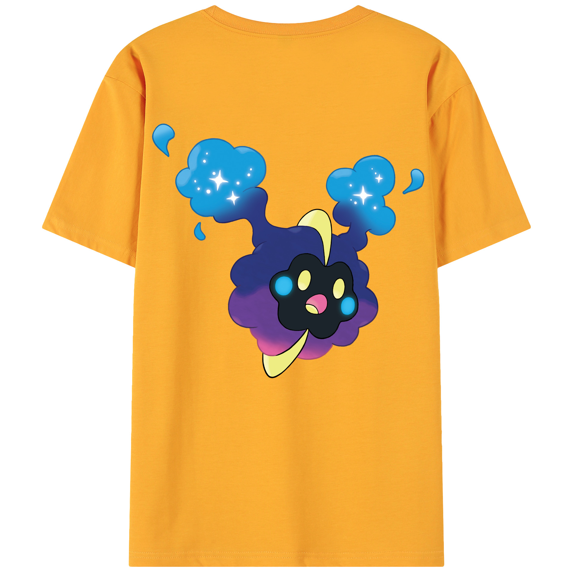（画像用） ポケットモンスター Pokémon 綿100％ メンズ半袖Tシャツ（バックプリント） 通気性