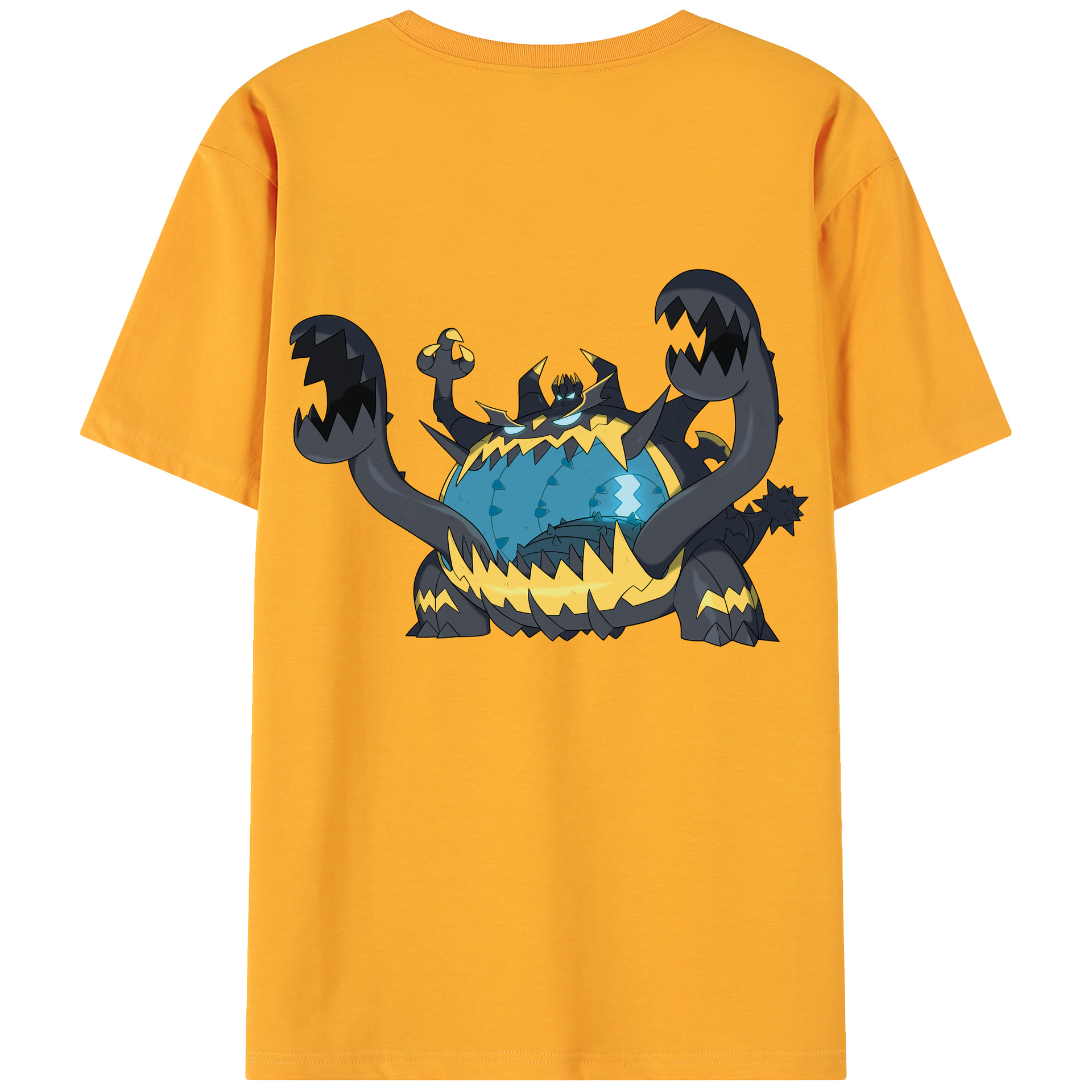 （画像用） ポケットモンスター Pokémon 綿100％ メンズ半袖Tシャツ（バックプリント） 通気性