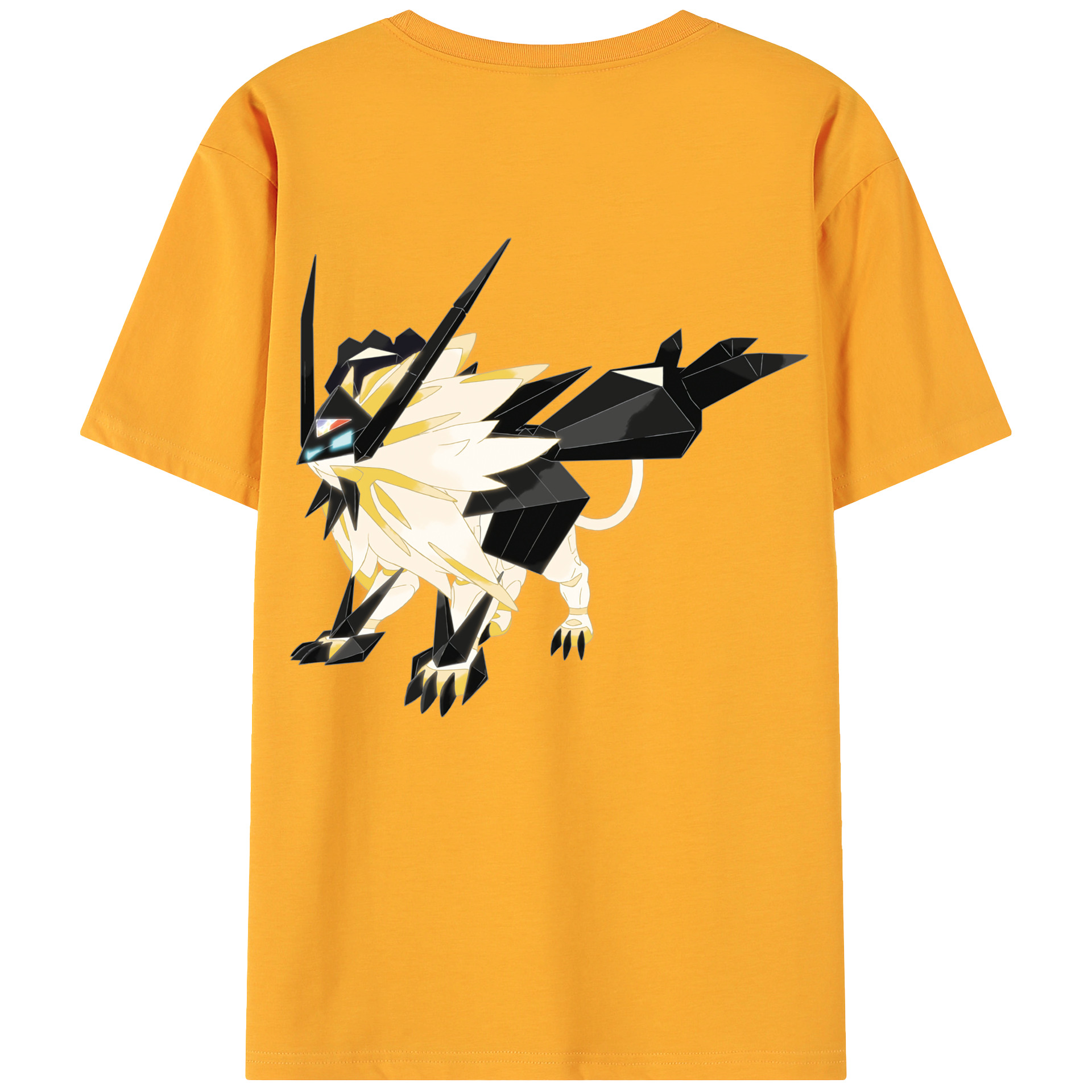 （画像用） ポケットモンスター Pokémon 綿100％ メンズ半袖Tシャツ（バックプリント） 通気性