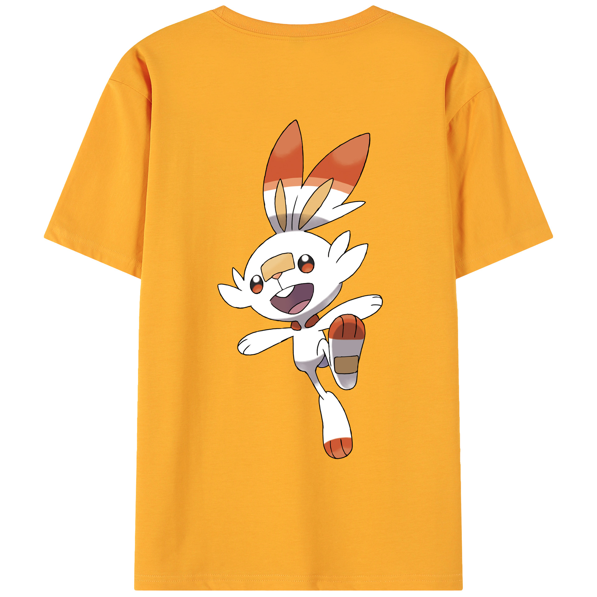 （画像用） ポケットモンスター Pokémon 綿100％ メンズ半袖Tシャツ（バックプリント） 通気性