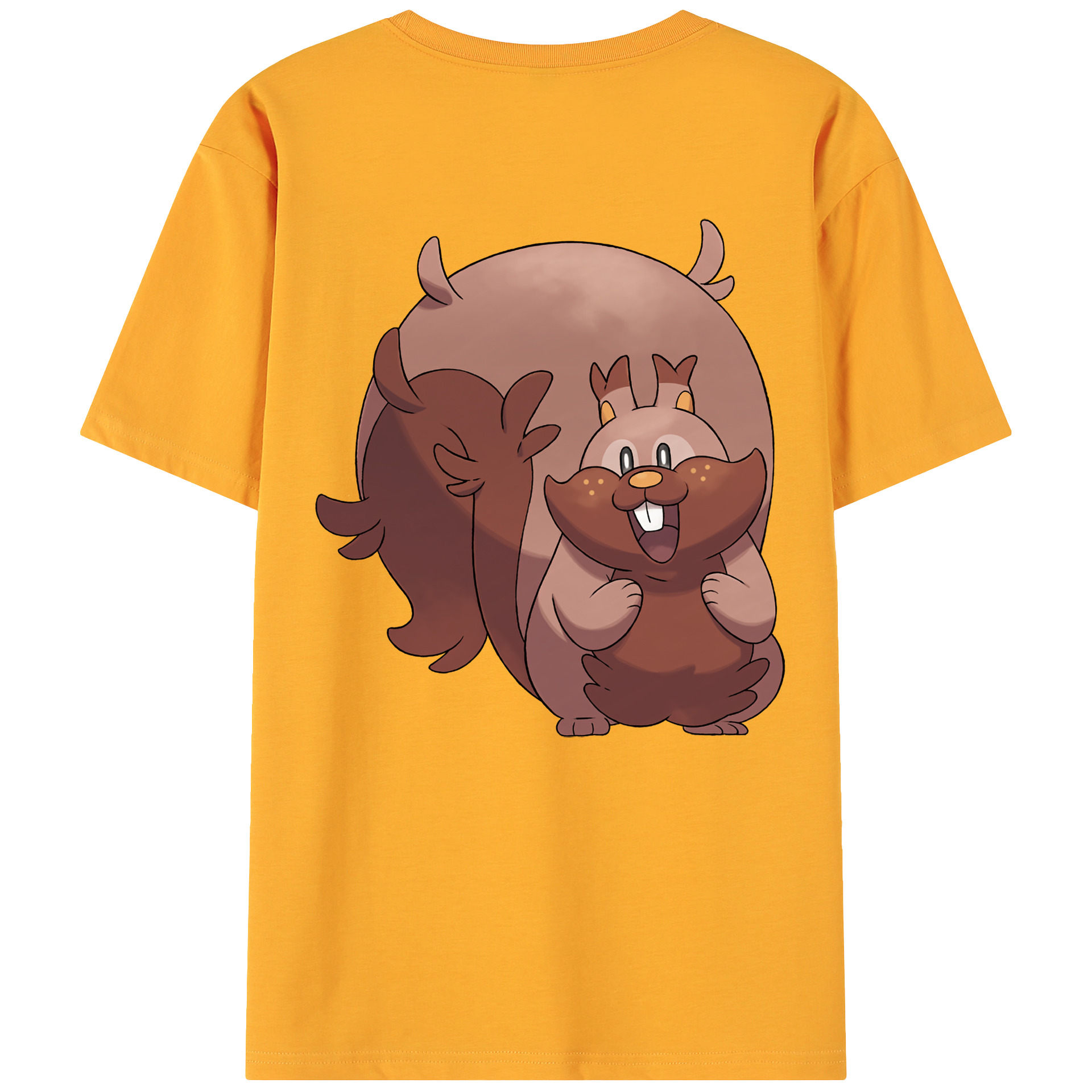 （画像用） ポケットモンスター Pokémon 綿100％ メンズ半袖Tシャツ（バックプリント） 通気性