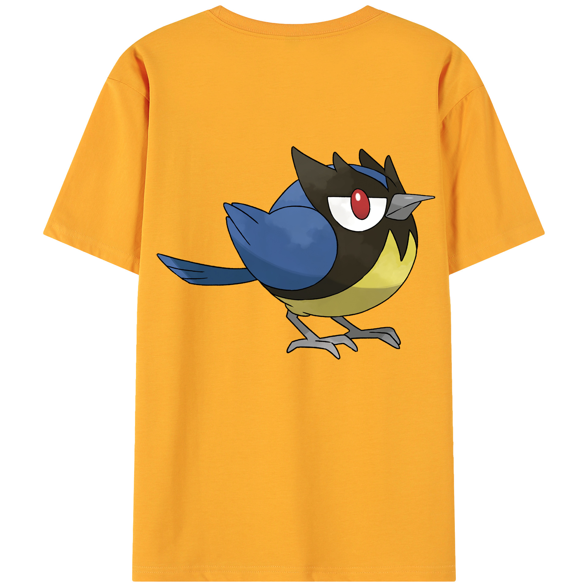 （画像用） ポケットモンスター Pokémon 綿100％ メンズ半袖Tシャツ（バックプリント） 通気性