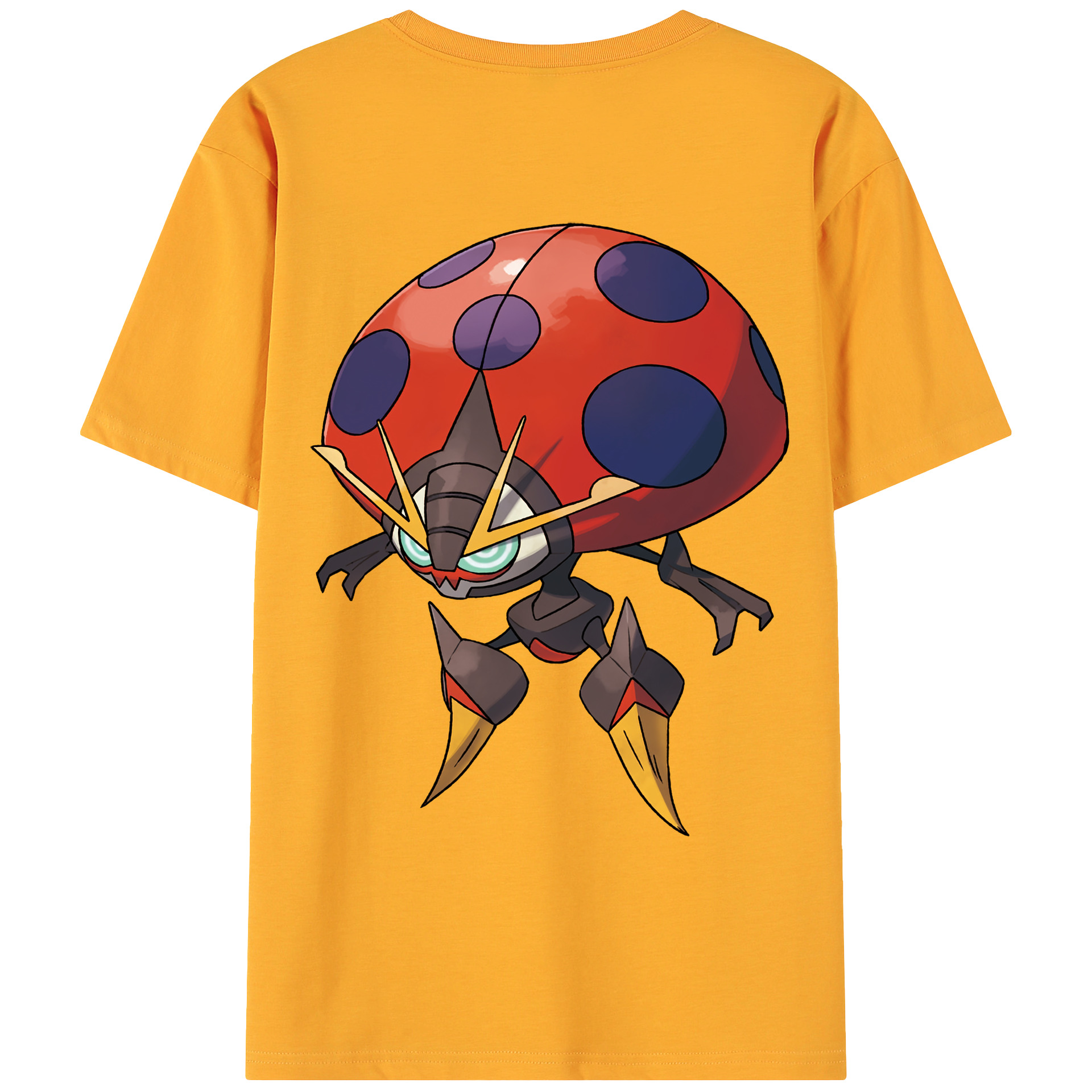 （画像用） ポケットモンスター Pokémon 綿100％ メンズ半袖Tシャツ（バックプリント） 通気性