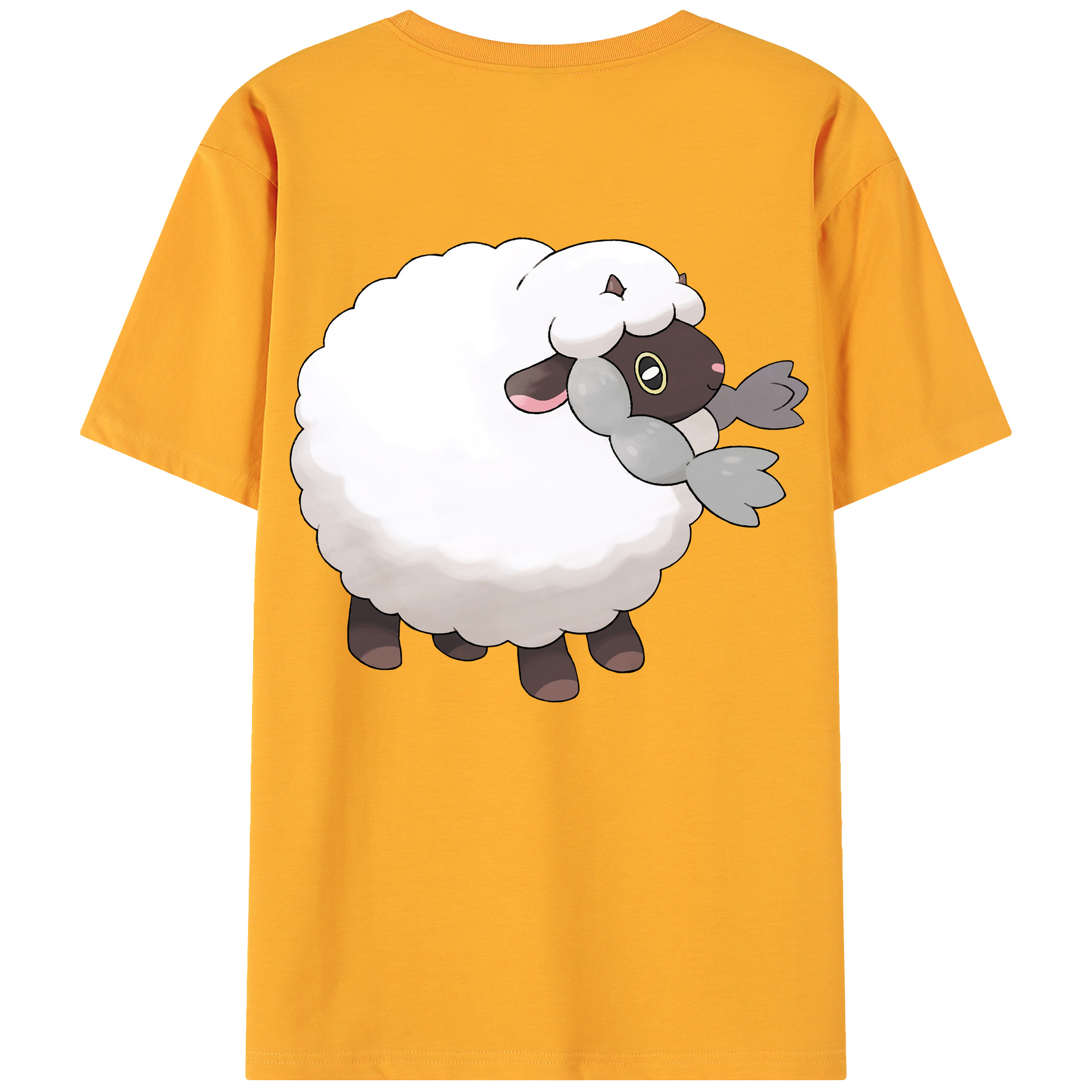 （画像用） ポケットモンスター Pokémon 綿100％ メンズ半袖Tシャツ（バックプリント） 通気性