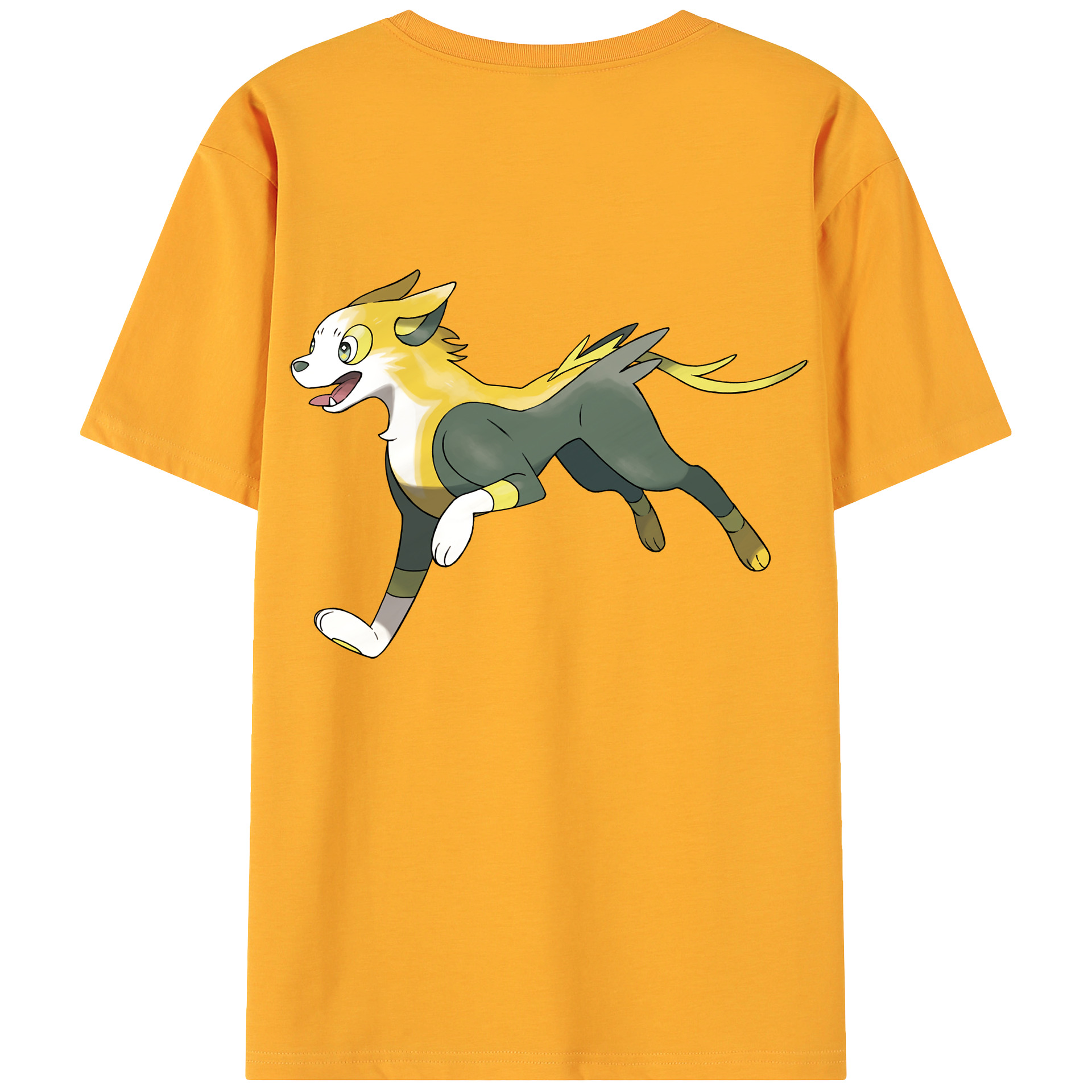 （画像用） ポケットモンスター Pokémon 綿100％ メンズ半袖Tシャツ（バックプリント） 通気性