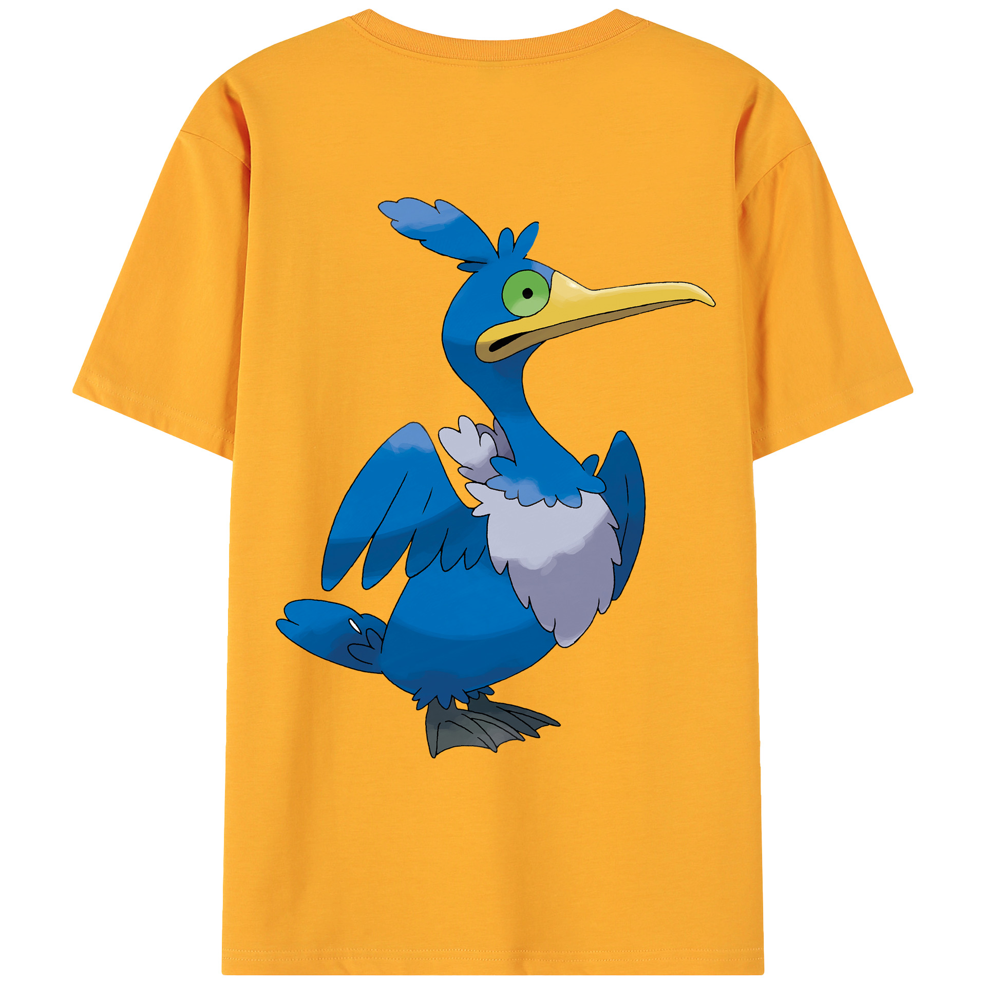 （画像用） ポケットモンスター Pokémon 綿100％ メンズ半袖Tシャツ（バックプリント） 通気性