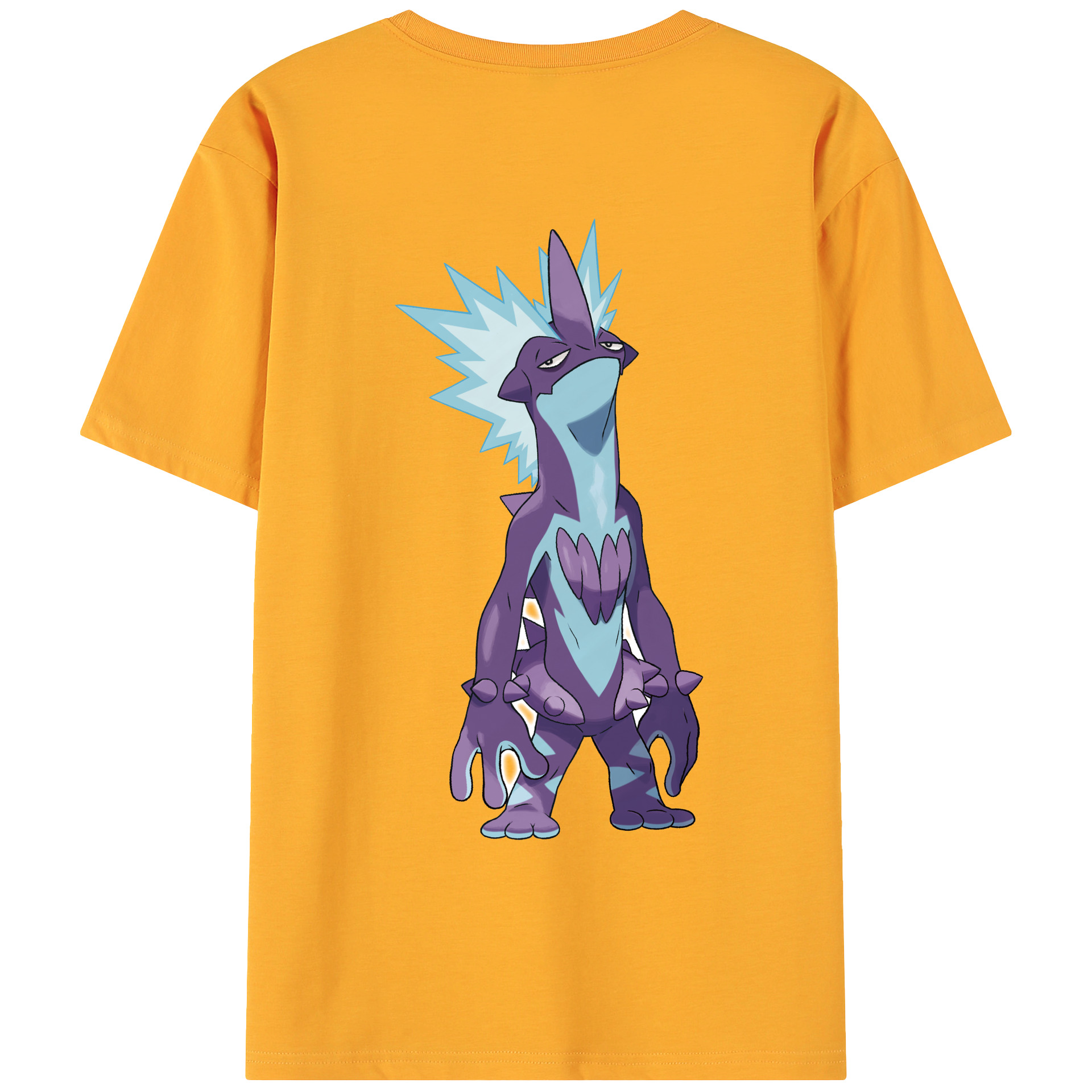 （画像用） ポケットモンスター Pokémon 綿100％ メンズ半袖Tシャツ（バックプリント） 通気性