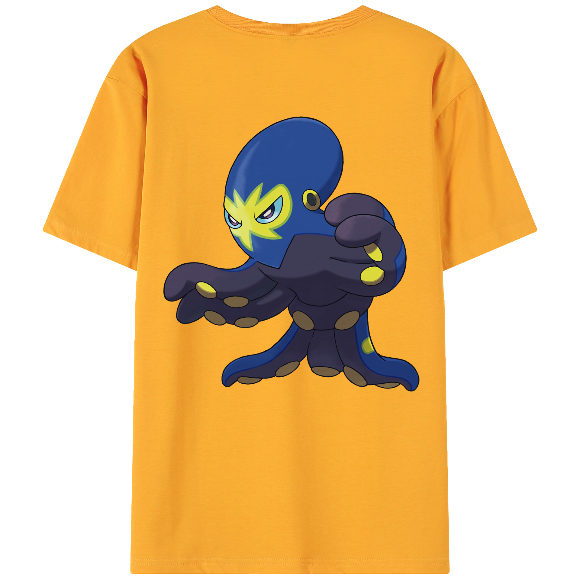 （画像用） ポケットモンスター Pokémon 綿100％ メンズ半袖Tシャツ（バックプリント） 通気性