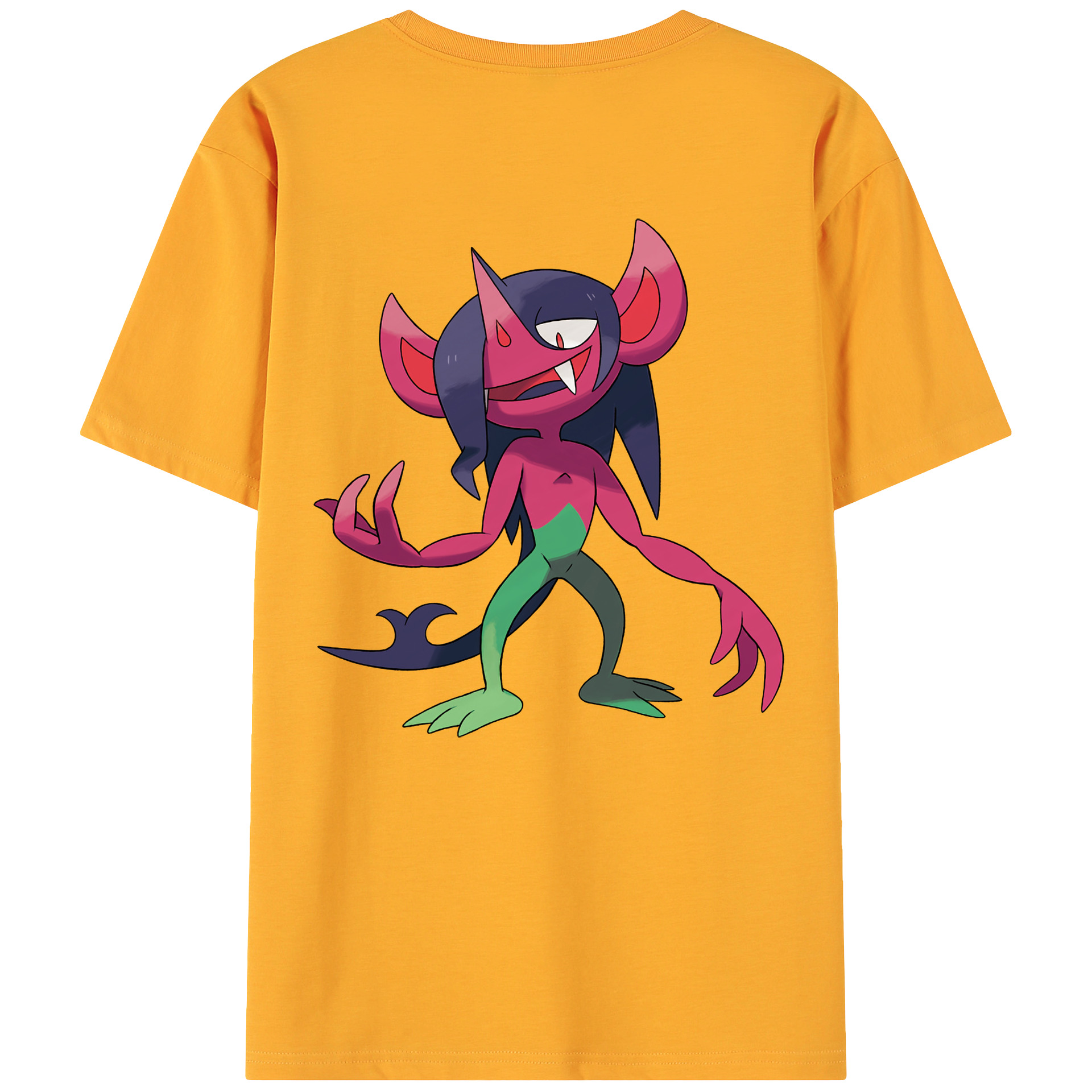 （画像用） ポケットモンスター Pokémon 綿100％ メンズ半袖Tシャツ（バックプリント） 通気性