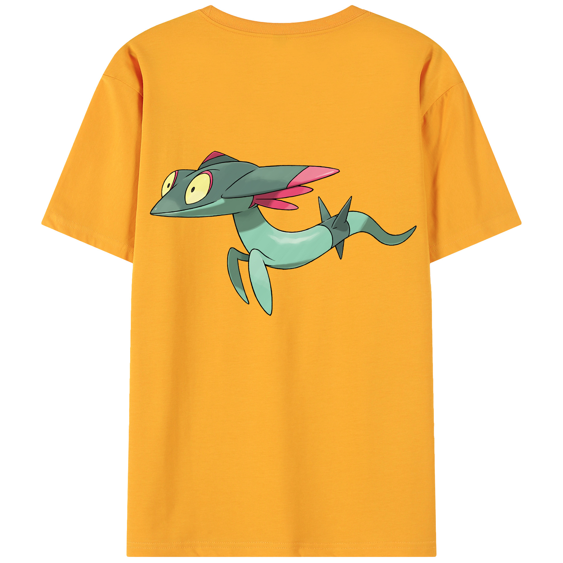 （画像用） ポケットモンスター Pokémon 綿100％ メンズ半袖Tシャツ（バックプリント） 通気性