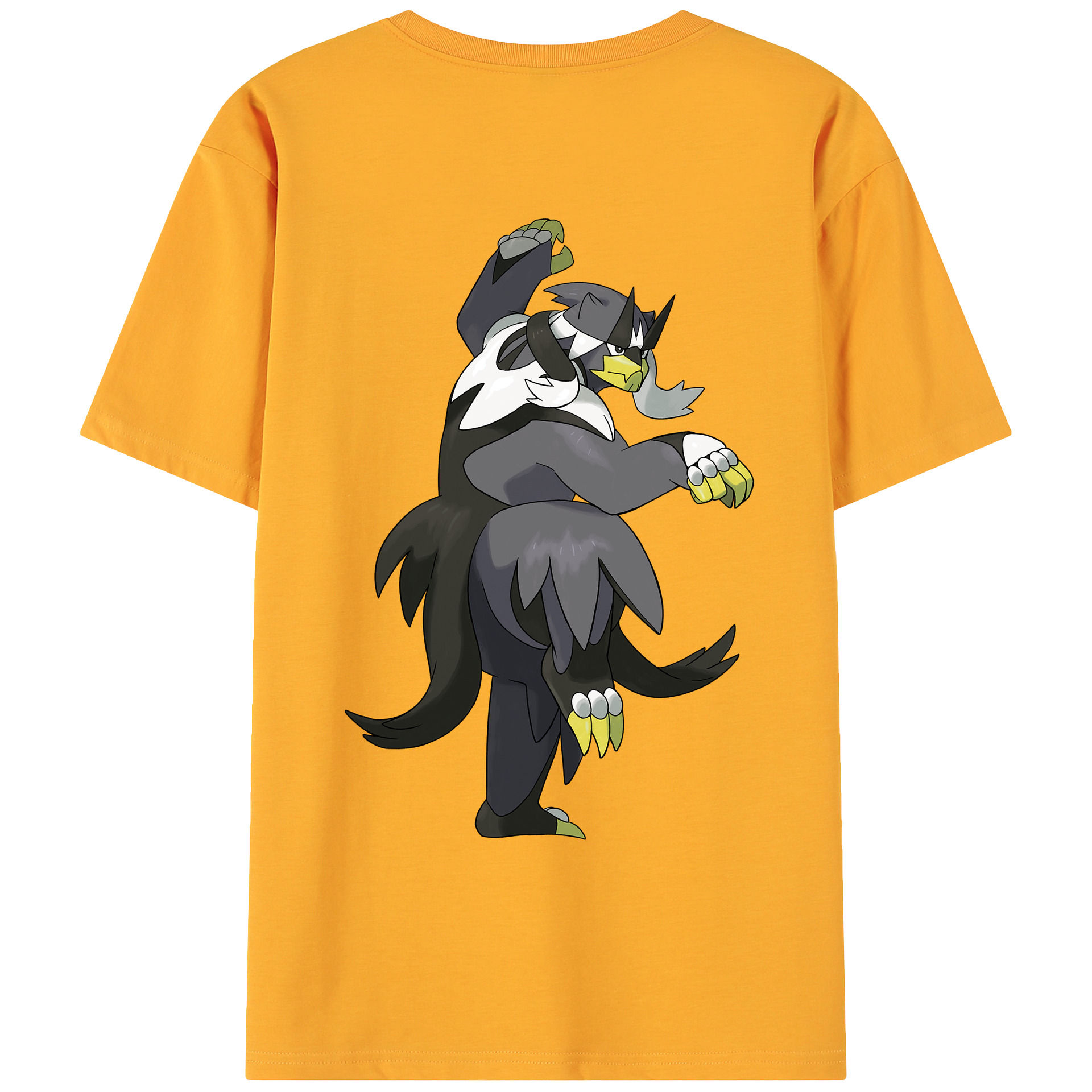 （画像用） ポケットモンスター Pokémon 綿100％ メンズ半袖Tシャツ（バックプリント） 通気性